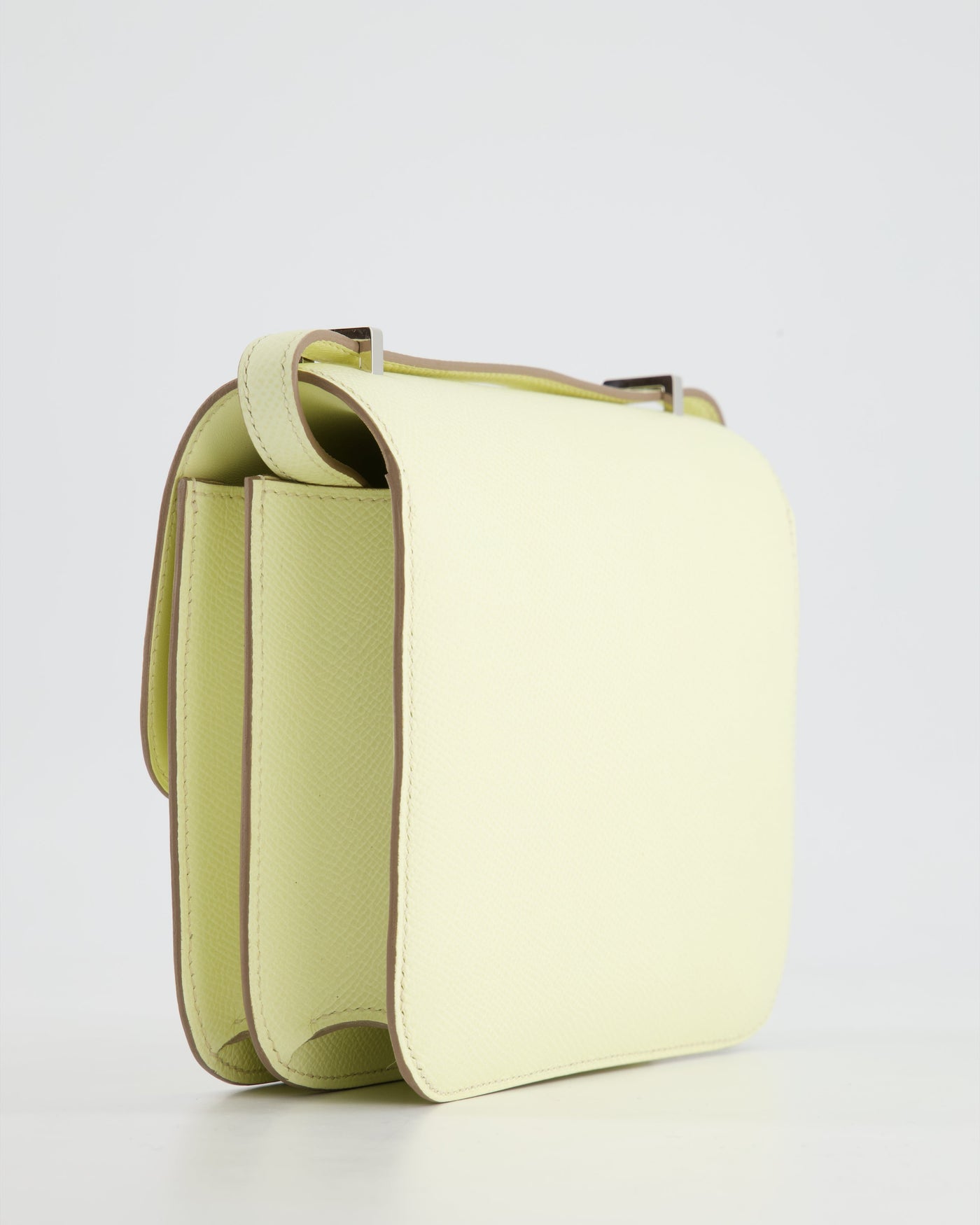 *NEW COLOUR* Hermes Constance III 18 Miroir Bag in Jaune Milton Epsom Leather with Palladium Hardware - Product Image 14