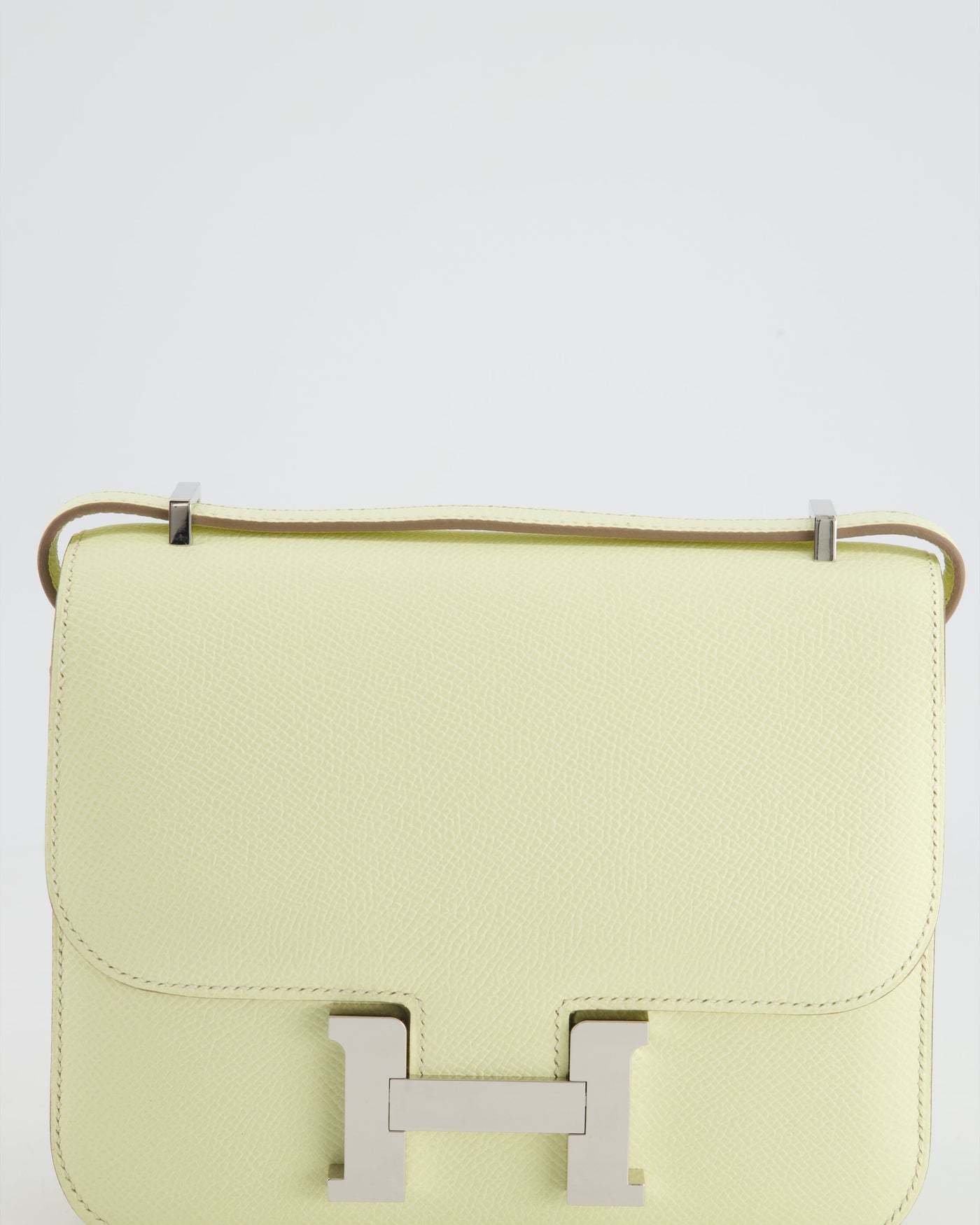 *NEW COLOUR* Hermes Constance III 18 Miroir Bag in Jaune Milton Epsom Leather with Palladium Hardware - Product Image 17