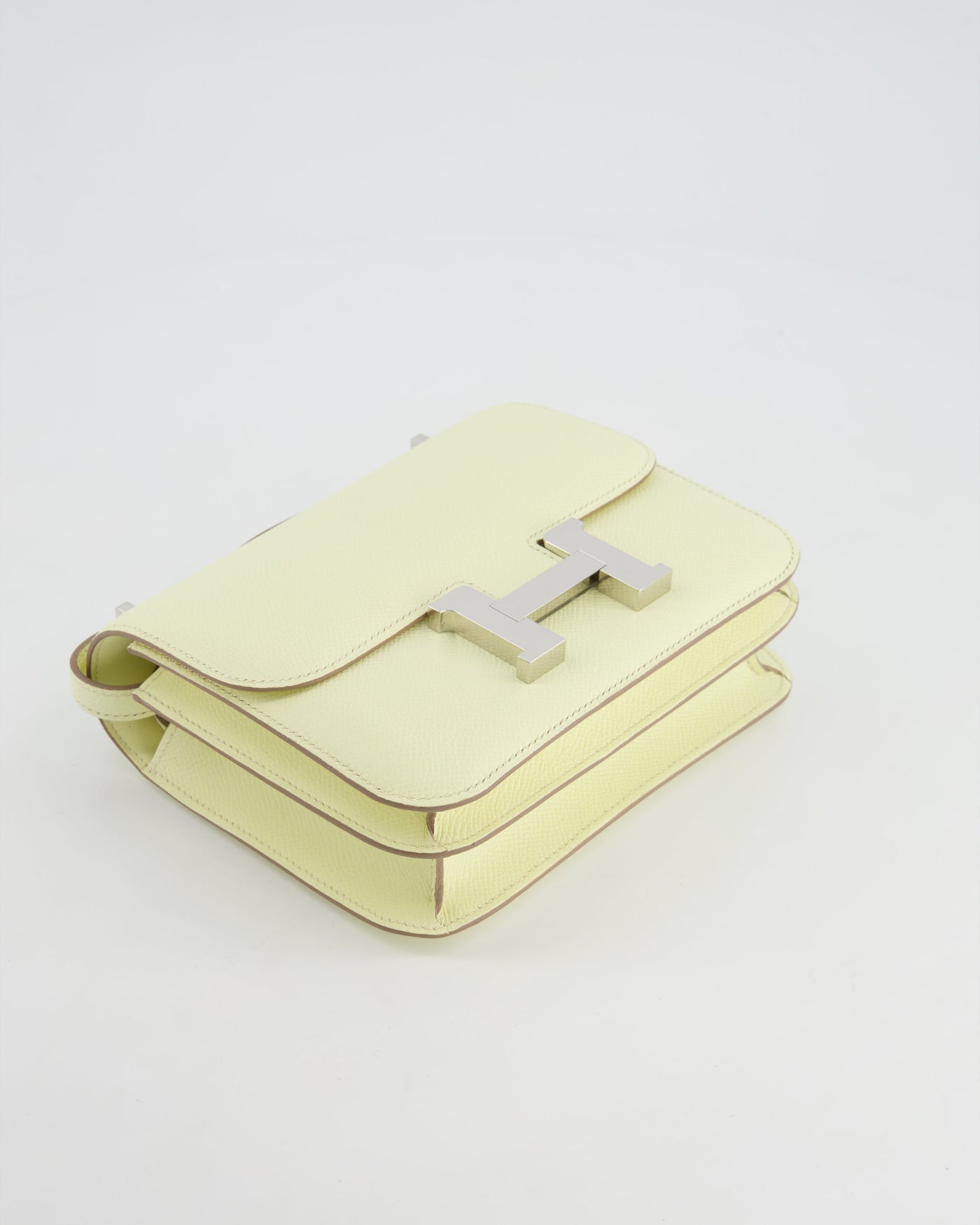 *NEW COLOUR* Hermes Constance III 18 Miroir Bag in Jaune Milton Epsom Leather with Palladium Hardware - Product Image 18