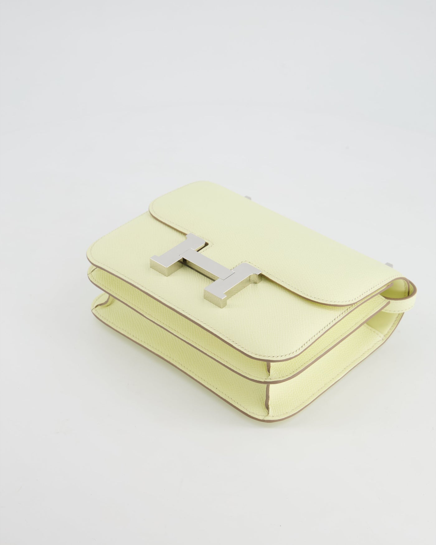*NEW COLOUR* Hermes Constance III 18 Miroir Bag in Jaune Milton Epsom Leather with Palladium Hardware - Product Image 19