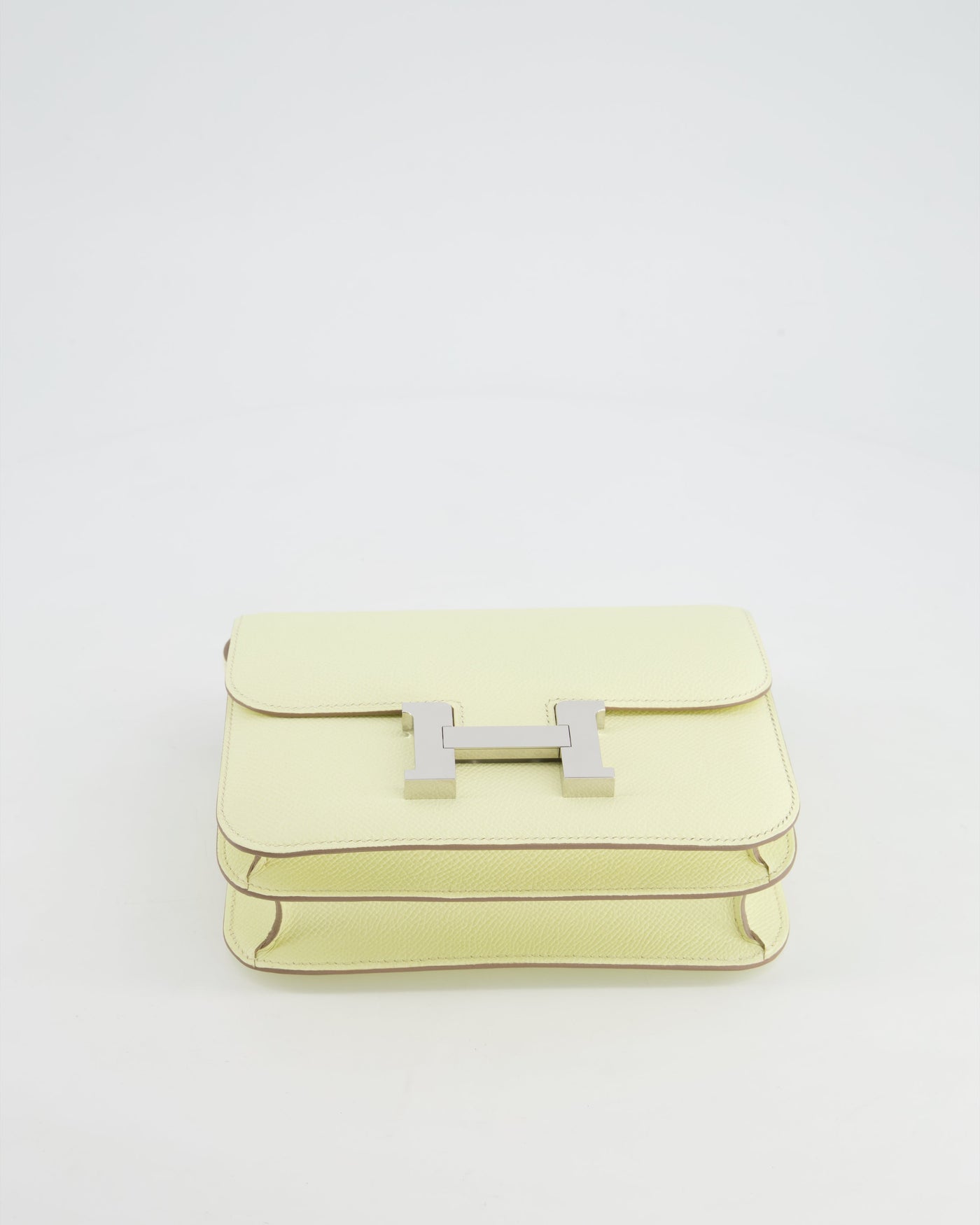 *NEW COLOUR* Hermes Constance III 18 Miroir Bag in Jaune Milton Epsom Leather with Palladium Hardware - Product Image 20