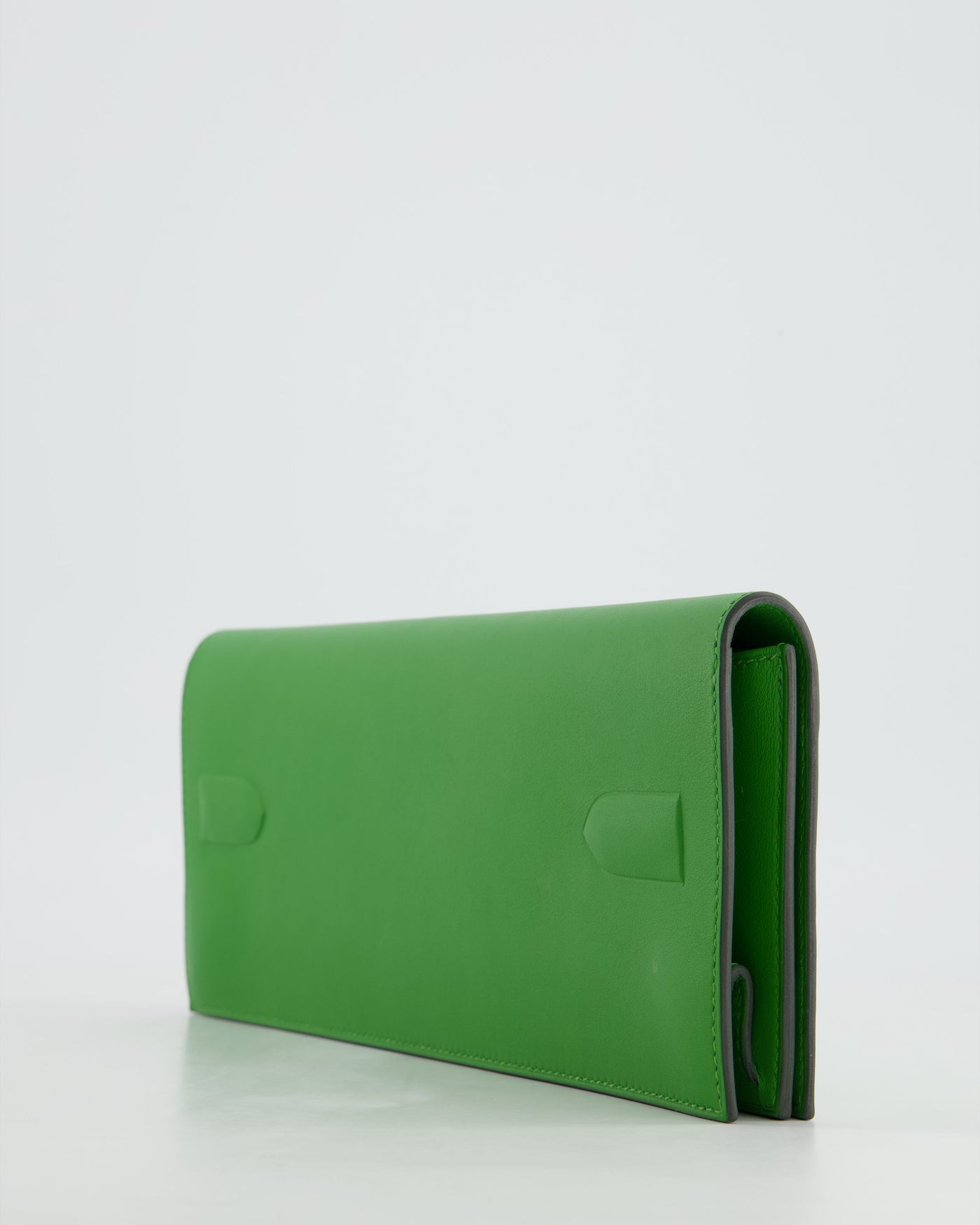 Hermes Birkin Cut Shadow Bag In Vert Yucca Swift Leather - Product Image 14