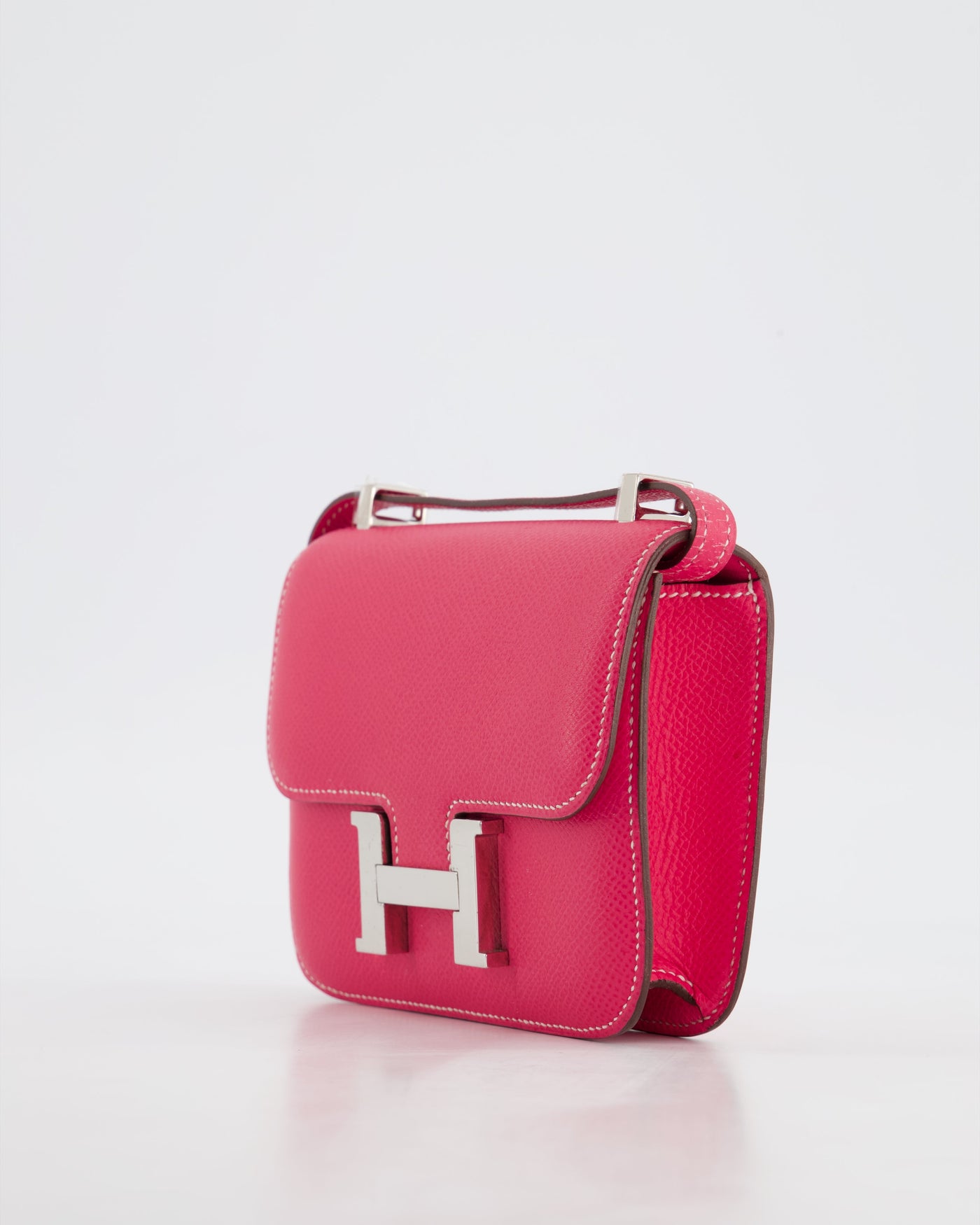 *RARE HOT* Hermes Constance II Micro Bag in Rose Tyrien Epsom Leather with Palladium Hardware - Product Image 8