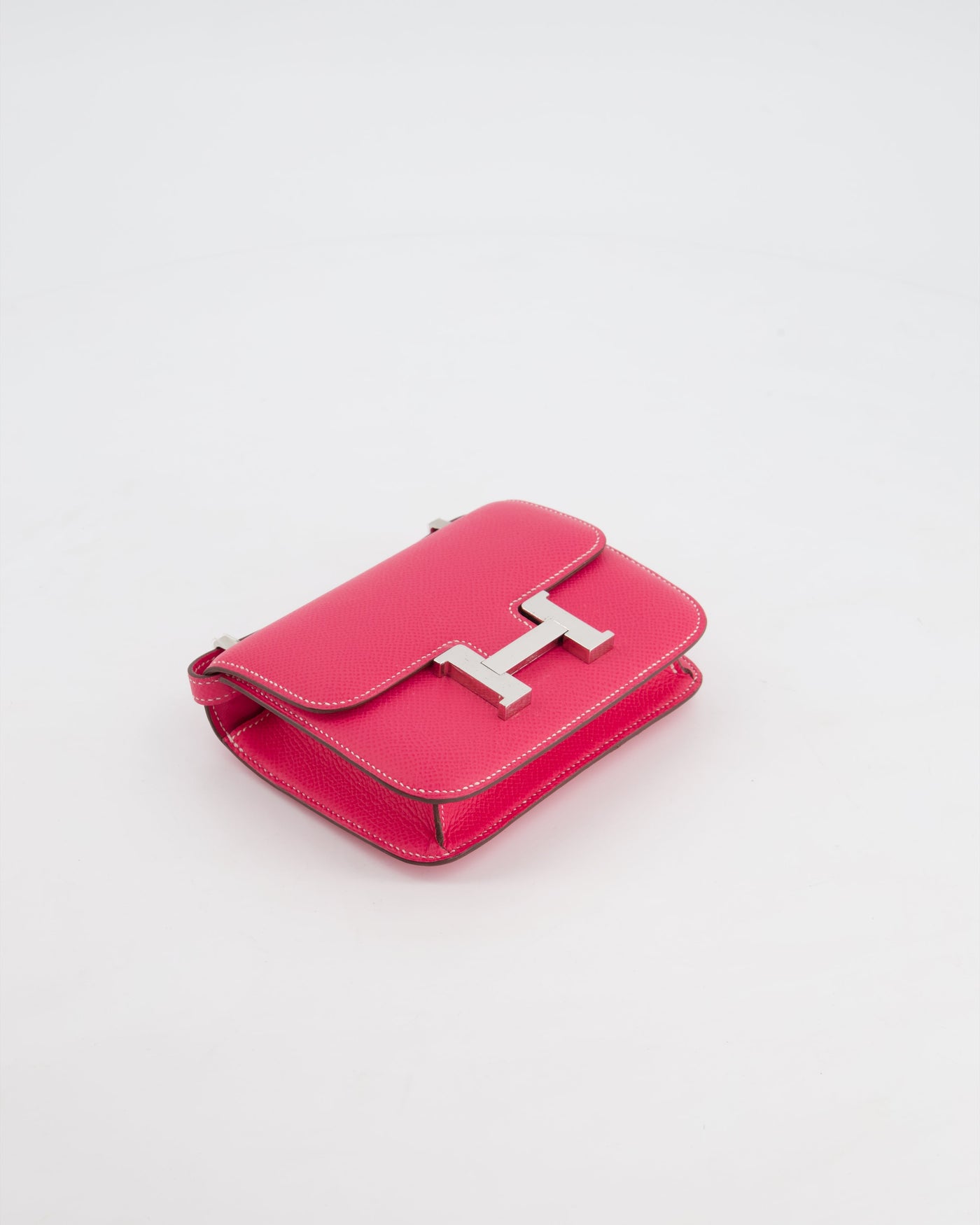 *RARE HOT* Hermes Constance II Micro Bag in Rose Tyrien Epsom Leather with Palladium Hardware - Product Image 20