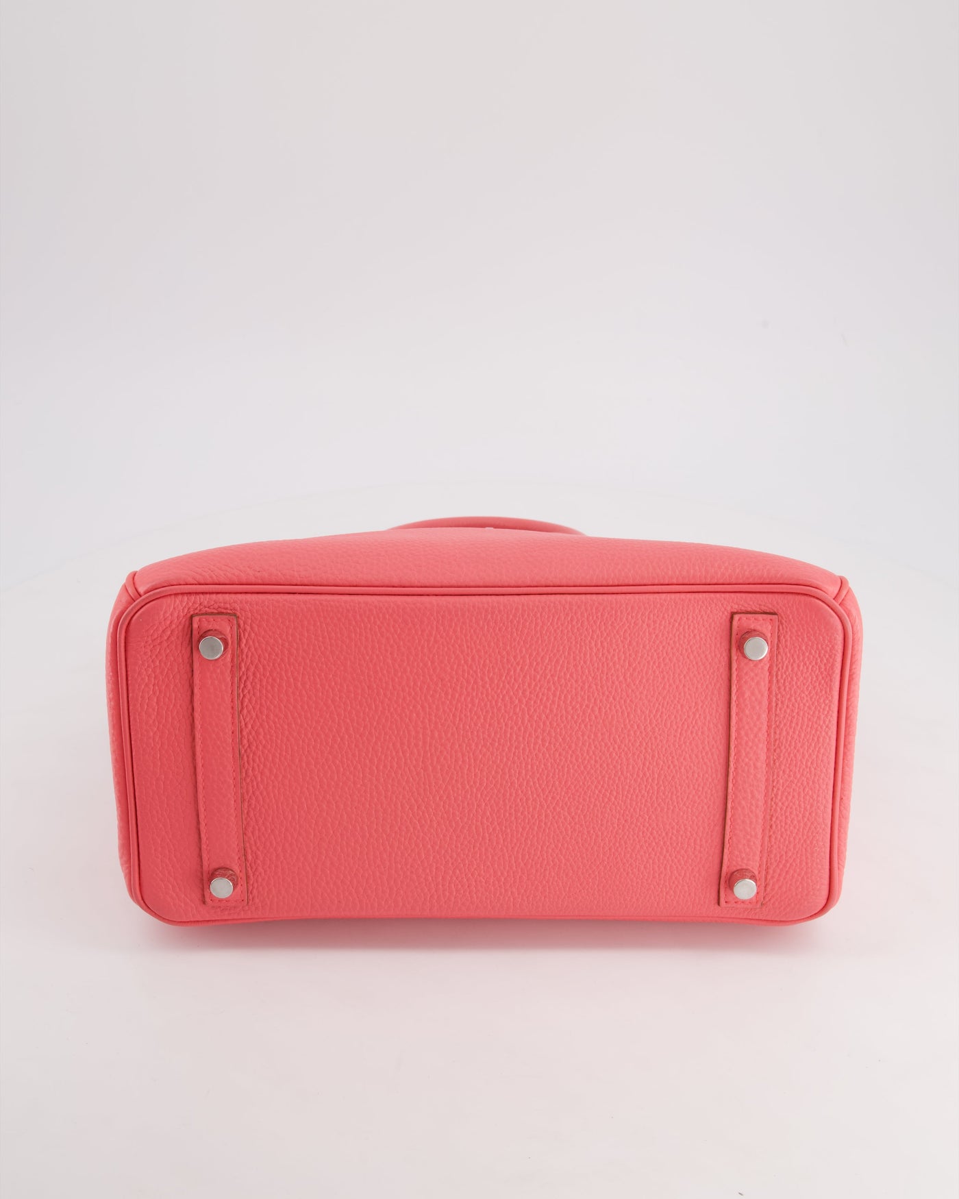 Hermes Birkin 30cm Retourne Bag in Rose Lipstick Togo Leather and Palladium Hardware - Product Image 18