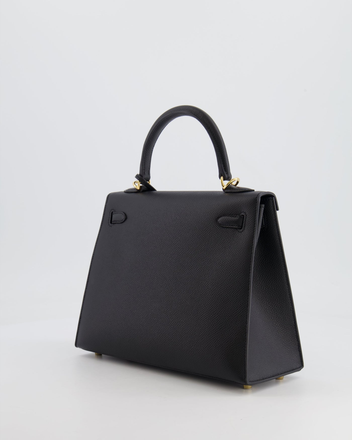 Hermes Kelly 25 Sellier Bag in Noir Epsom Leather with Gold Hardware - Product Image 6