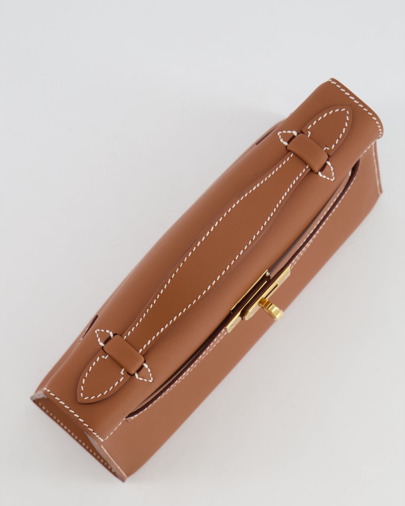 *RARE* Hermes Mini Kelly Pochette Bag in Gold Swift Leather with Gold Hardware - Product Image 18