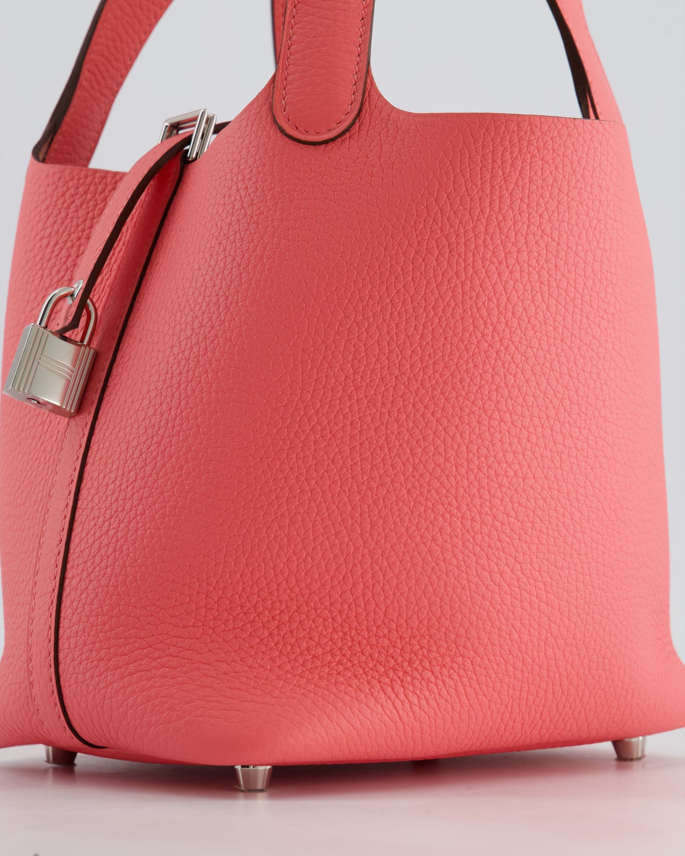 *HOT* Hermes Picotin Lock Bag 18cm in Rose Azalee Clemence Leather with Palladium Hardware - Product Image 10