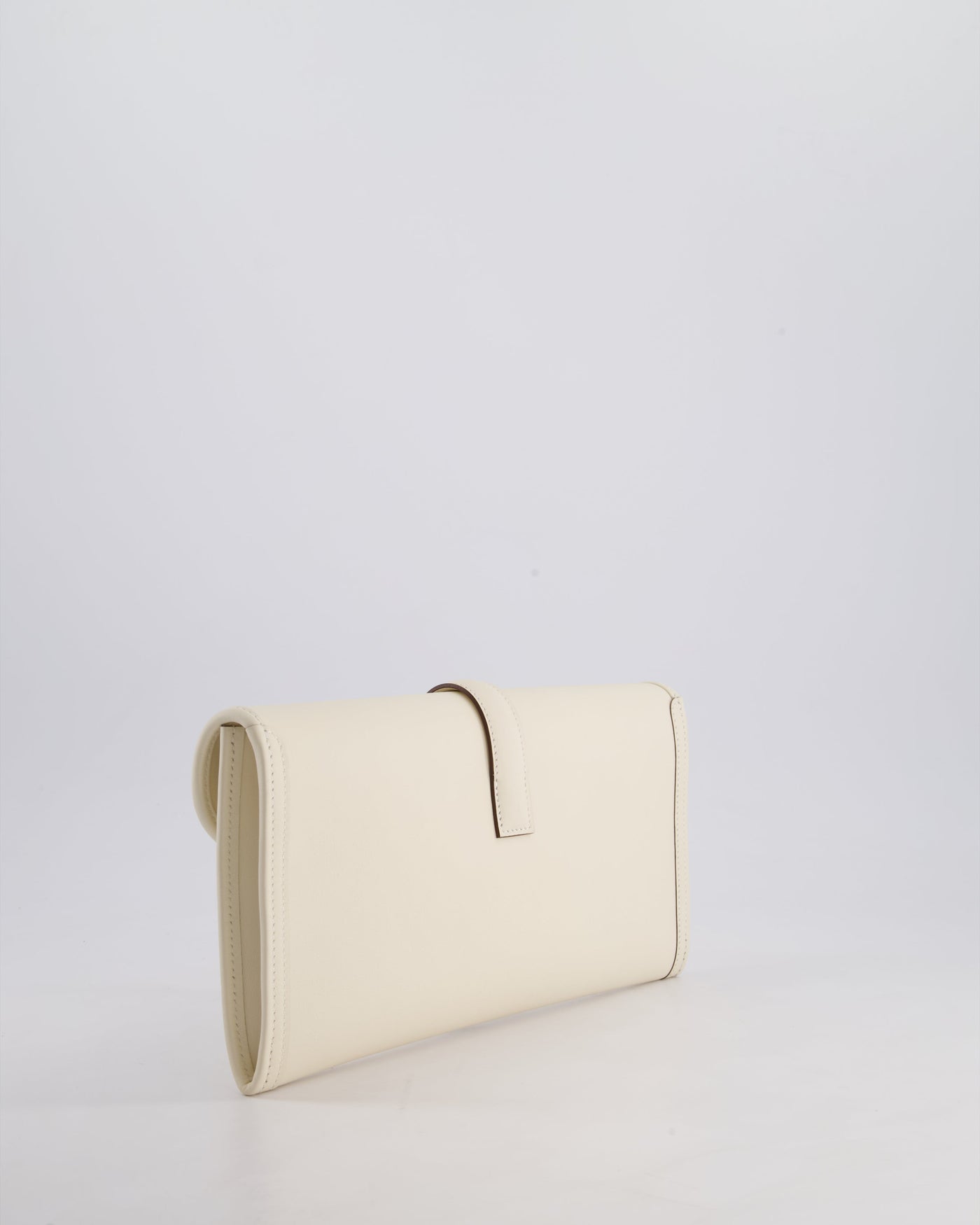 Hermes Jige Elan 29cm Clutch Bag in Nata Evercolour Leather - Product Image 8