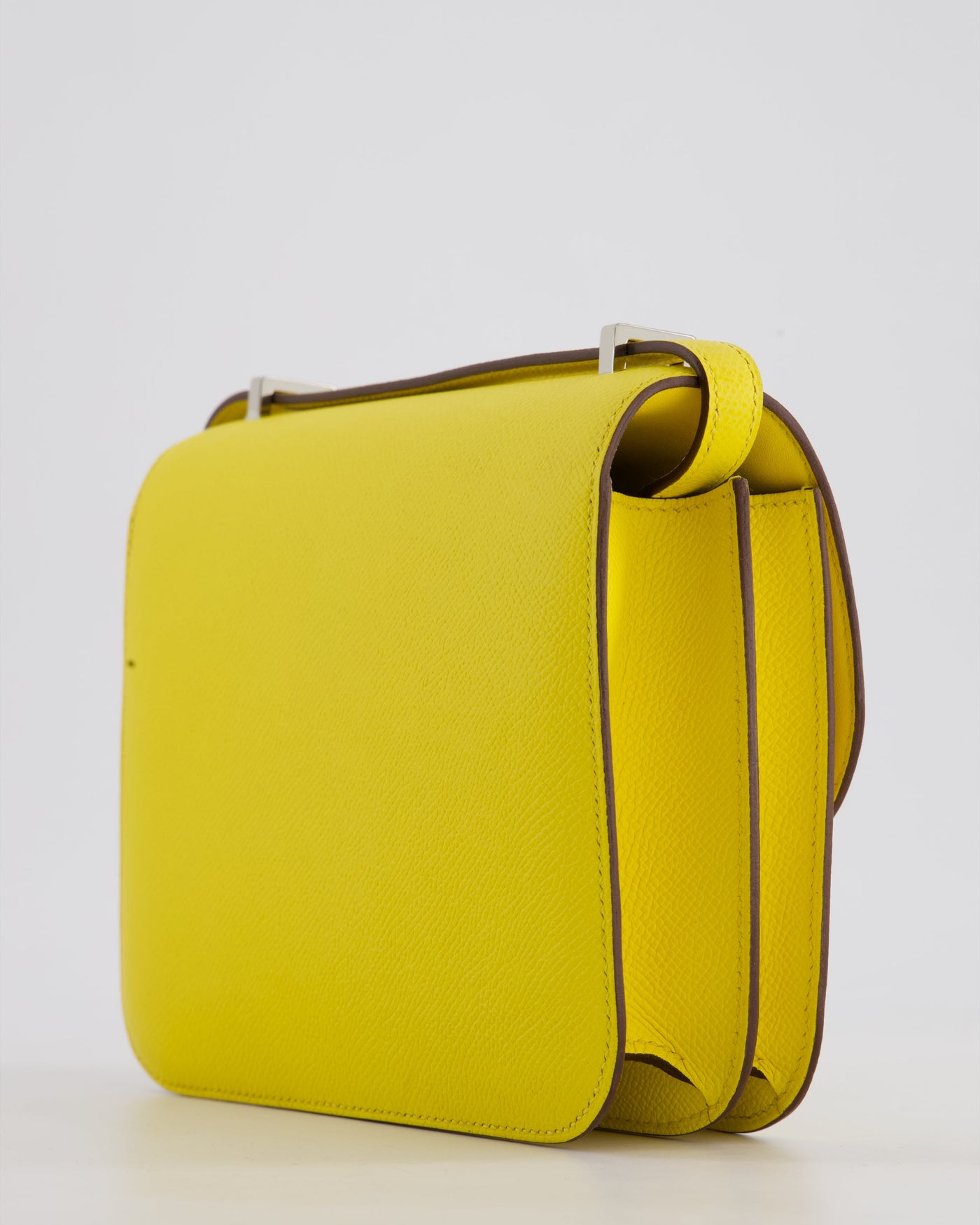 Hermes Constance III 18 Miroir Bag in Jaune De Naples Epsom Leather with Palladium Hardware - Product Image 13