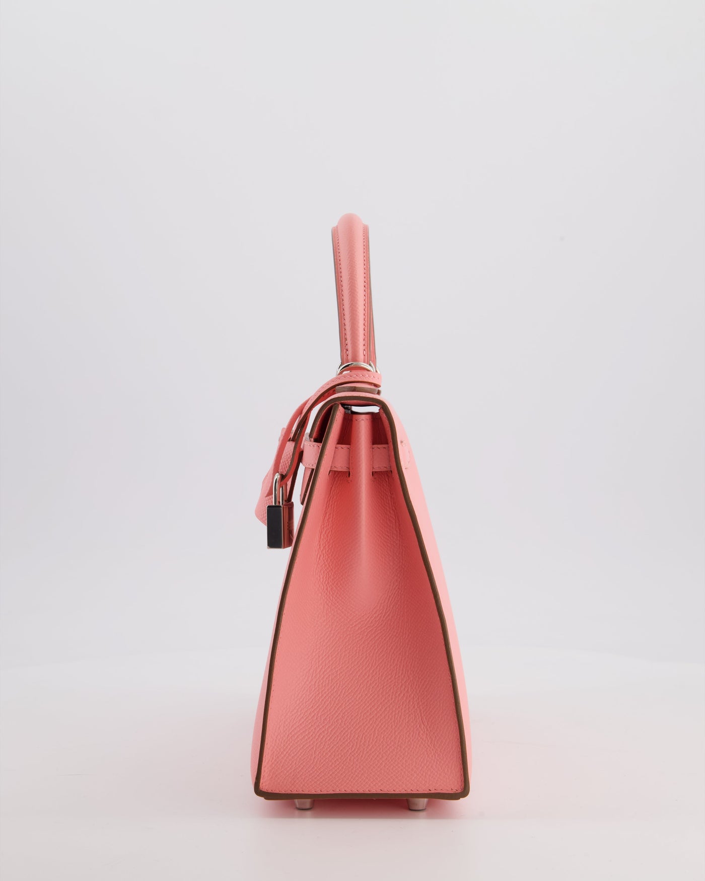 *RARE* Hermes Kelly 25 Sellier Bag in Rose Confetti in Epsom Leather with Palladium Hardware - Product Image 9