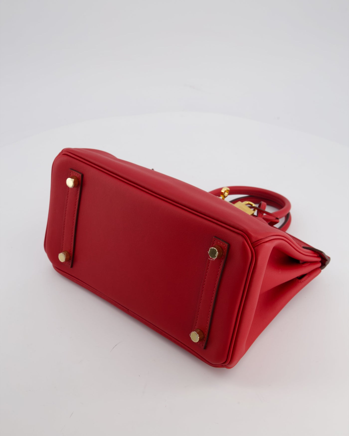 Hermes Birkin 25 Retourne Bag in Rouge Grenat Swift Leather with Gold Hardware - Product Image 19