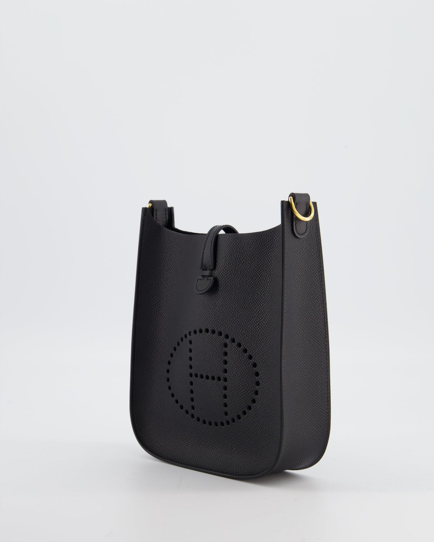 Hermes Black Mini Evelyne Sellier Bag in Epsom Leather with Gold Hardware - Product Image 9