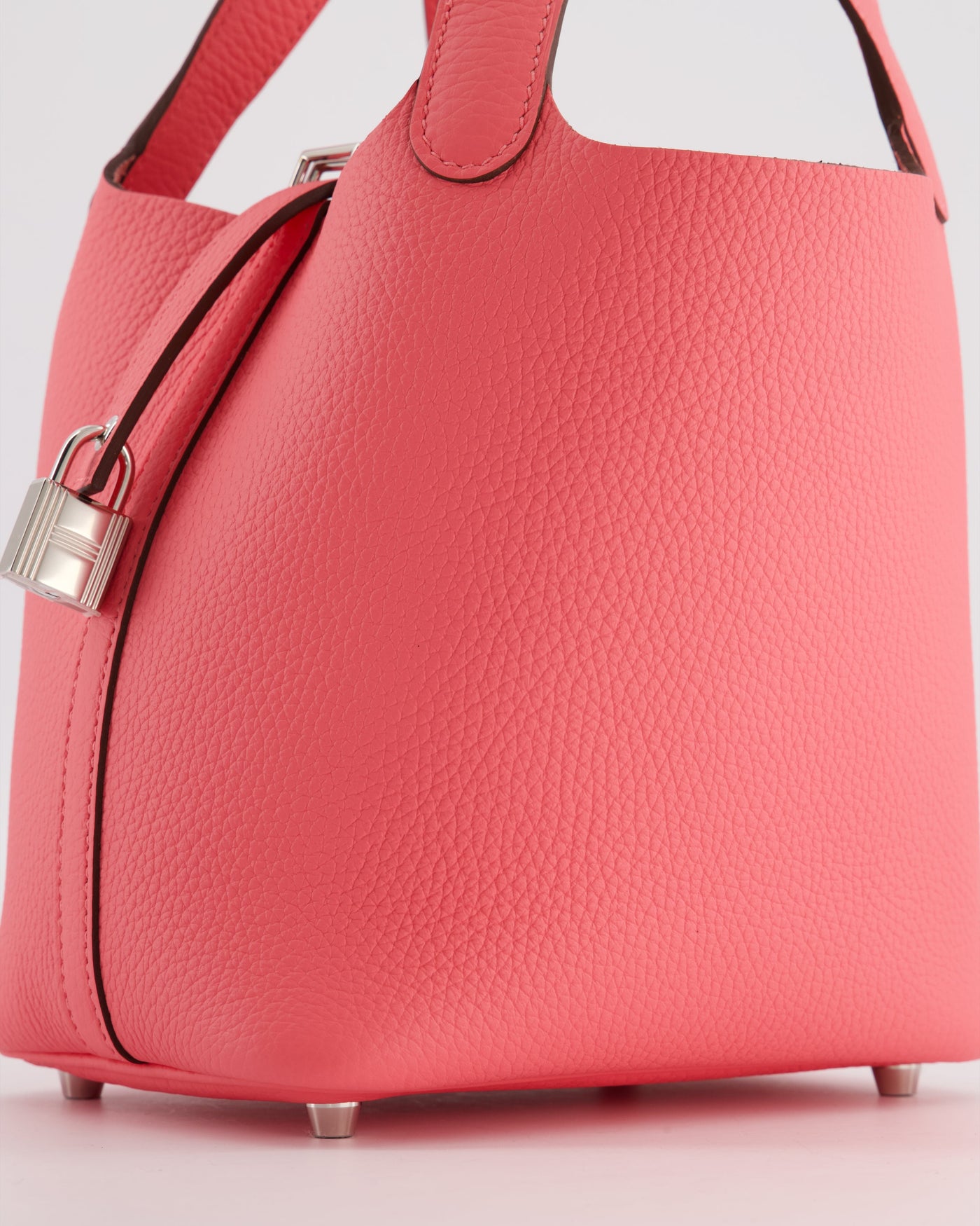 Hermes Picotin Lock 18 Bag in Rose Azalee Clemence Leather with Palladium Hardware - Product Image 10