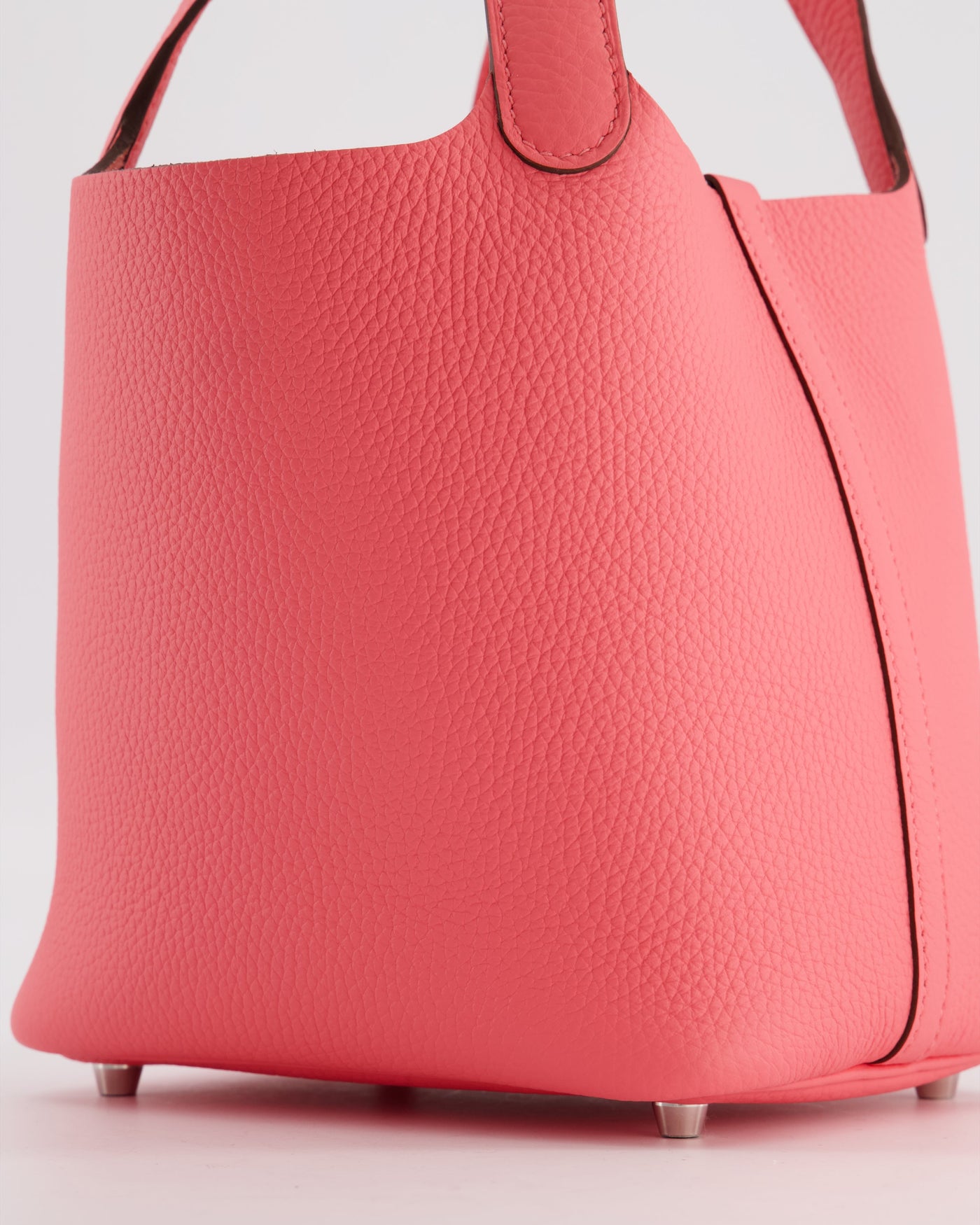 Hermes Picotin Lock 18 Bag in Rose Azalee Clemence Leather with Palladium Hardware - Product Image 12