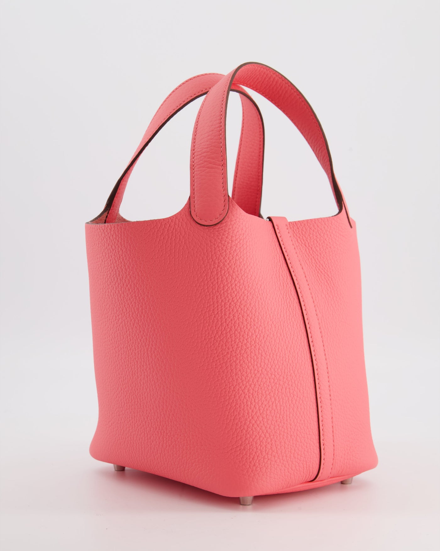 Hermes Picotin Lock 18 Bag in Rose Azalee Clemence Leather with Palladium Hardware - Product Image 6