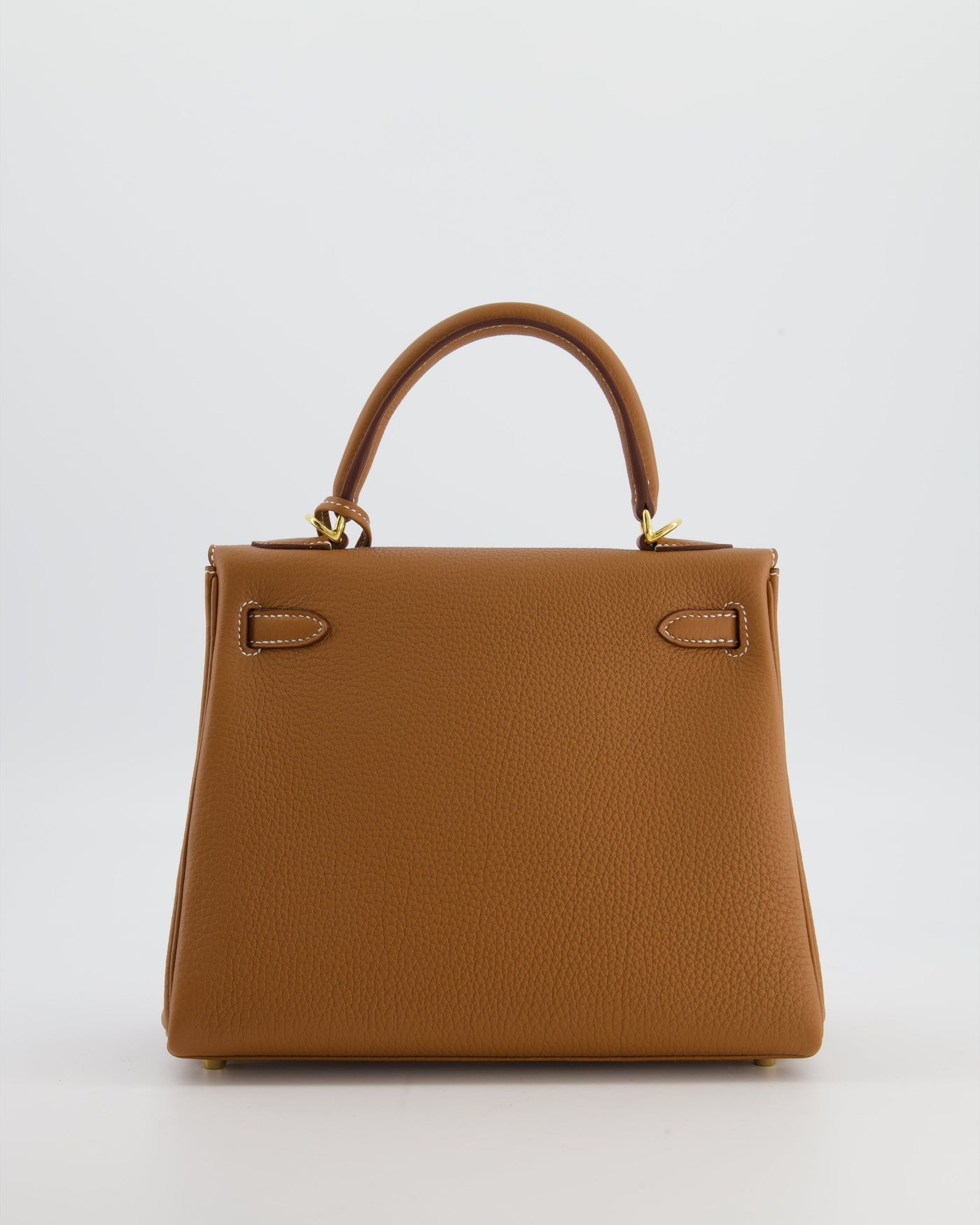 Hermes Kelly 25 Retourne Bag in Gold Togo Leather with Gold Hardware - Product Image 6