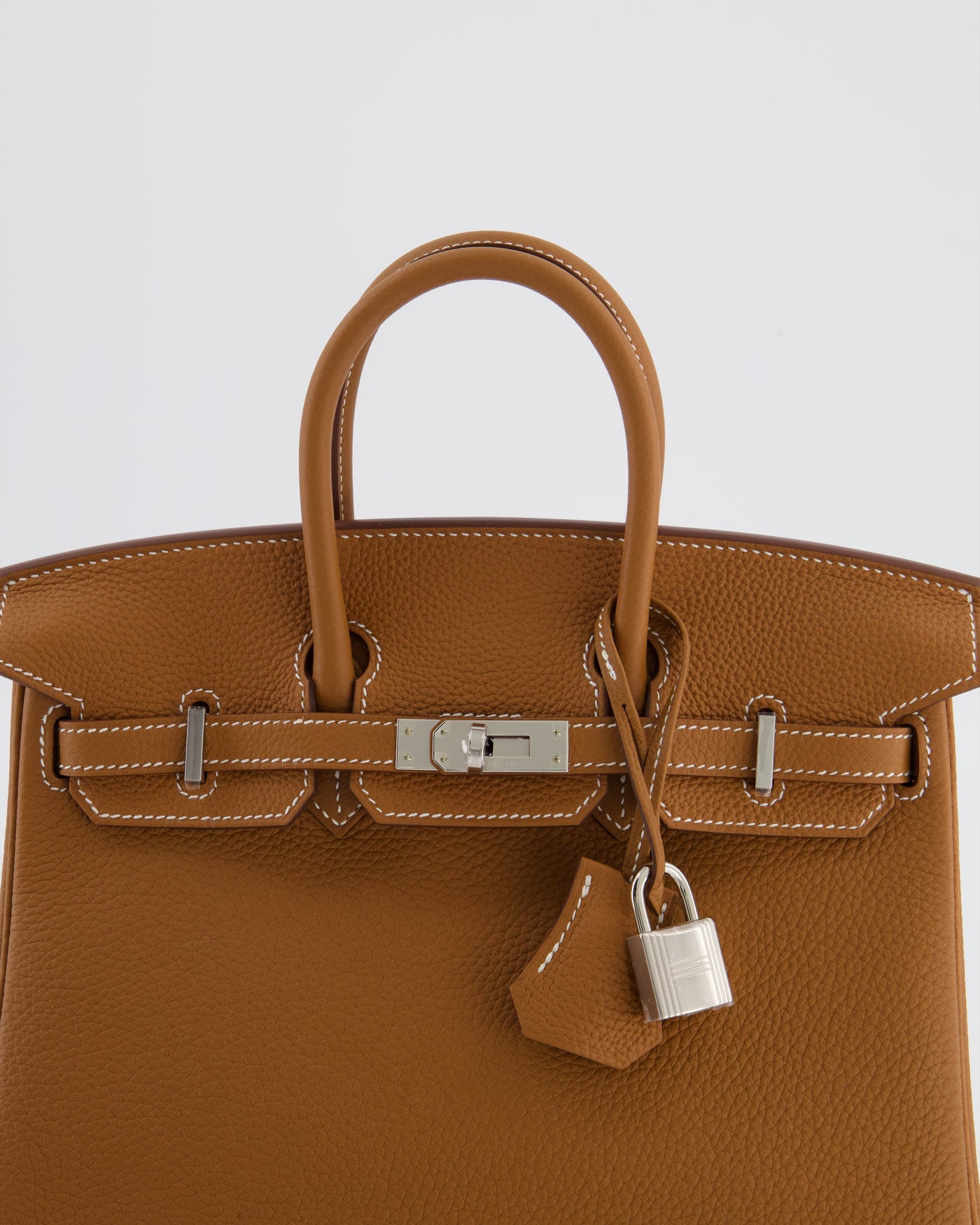 *HOT* Hermes Birkin 25 Retourne Bag in Gold Togo Leather with Palladium Hardware - Product Image 15