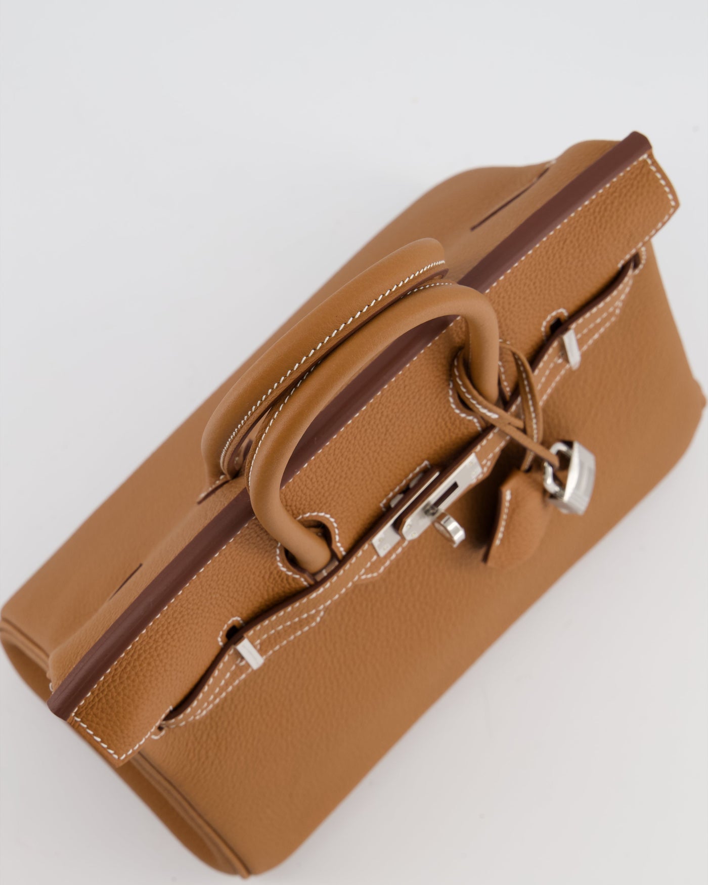 *HOT* Hermes Birkin 25 Retourne Bag in Gold Togo Leather with Palladium Hardware - Product Image 16
