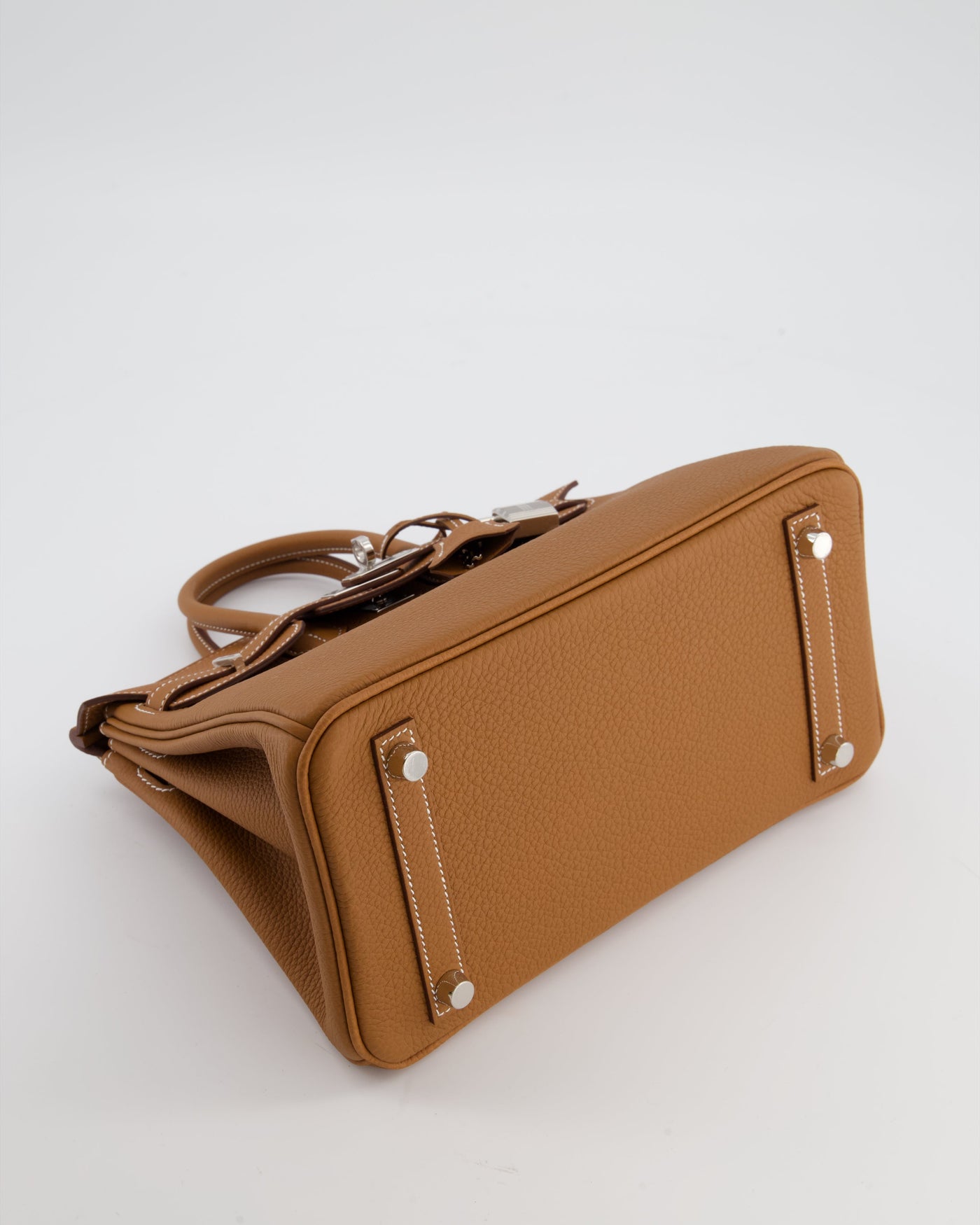 *HOT* Hermes Birkin 25 Retourne Bag in Gold Togo Leather with Palladium Hardware - Product Image 18