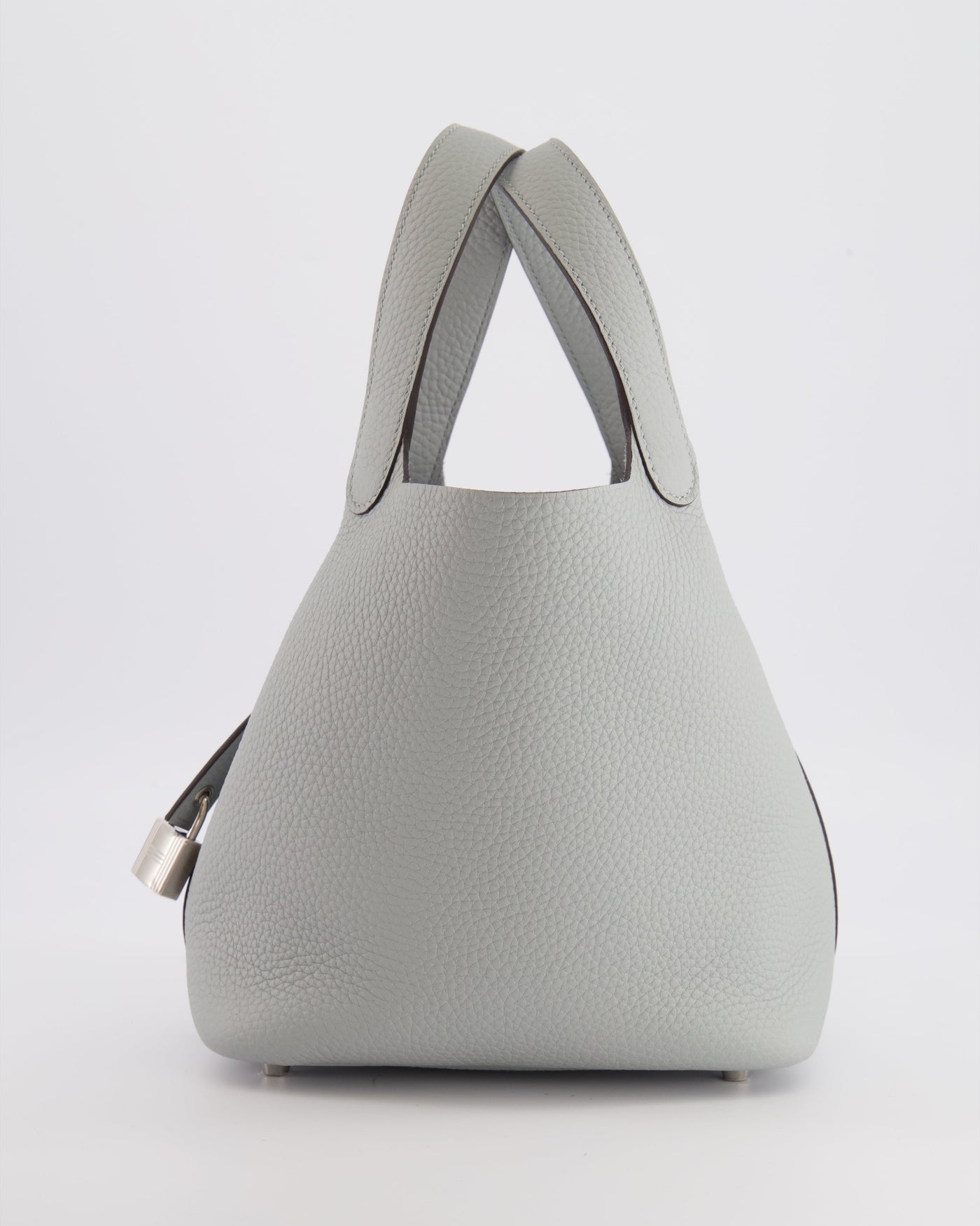 *HOT* Hermes Picotin Lock Bag 18cm in Bleu Glacier Clemence Leather with Palladium Hardware - Product Image 5