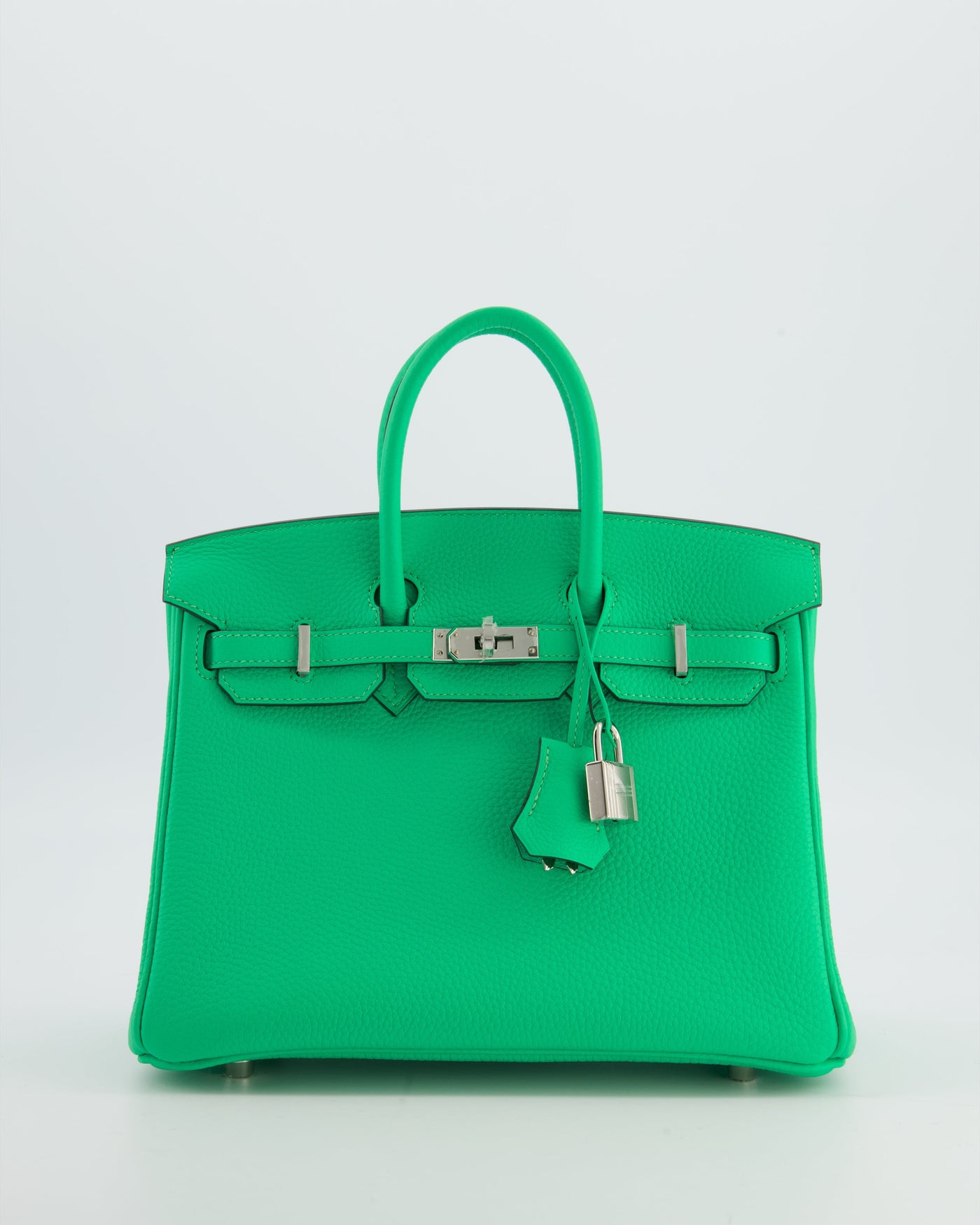Hermes Birkin 25 Retourne Bag in Vert Comics Togo Leather with Palladium Hardware - Product Image 18