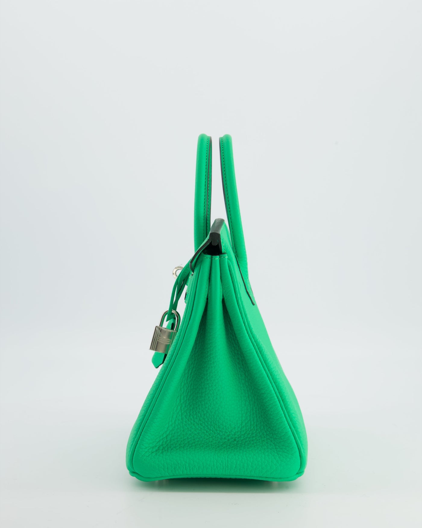 Hermes Birkin 25 Retourne Bag in Vert Comics Togo Leather with Palladium Hardware - Product Image 4