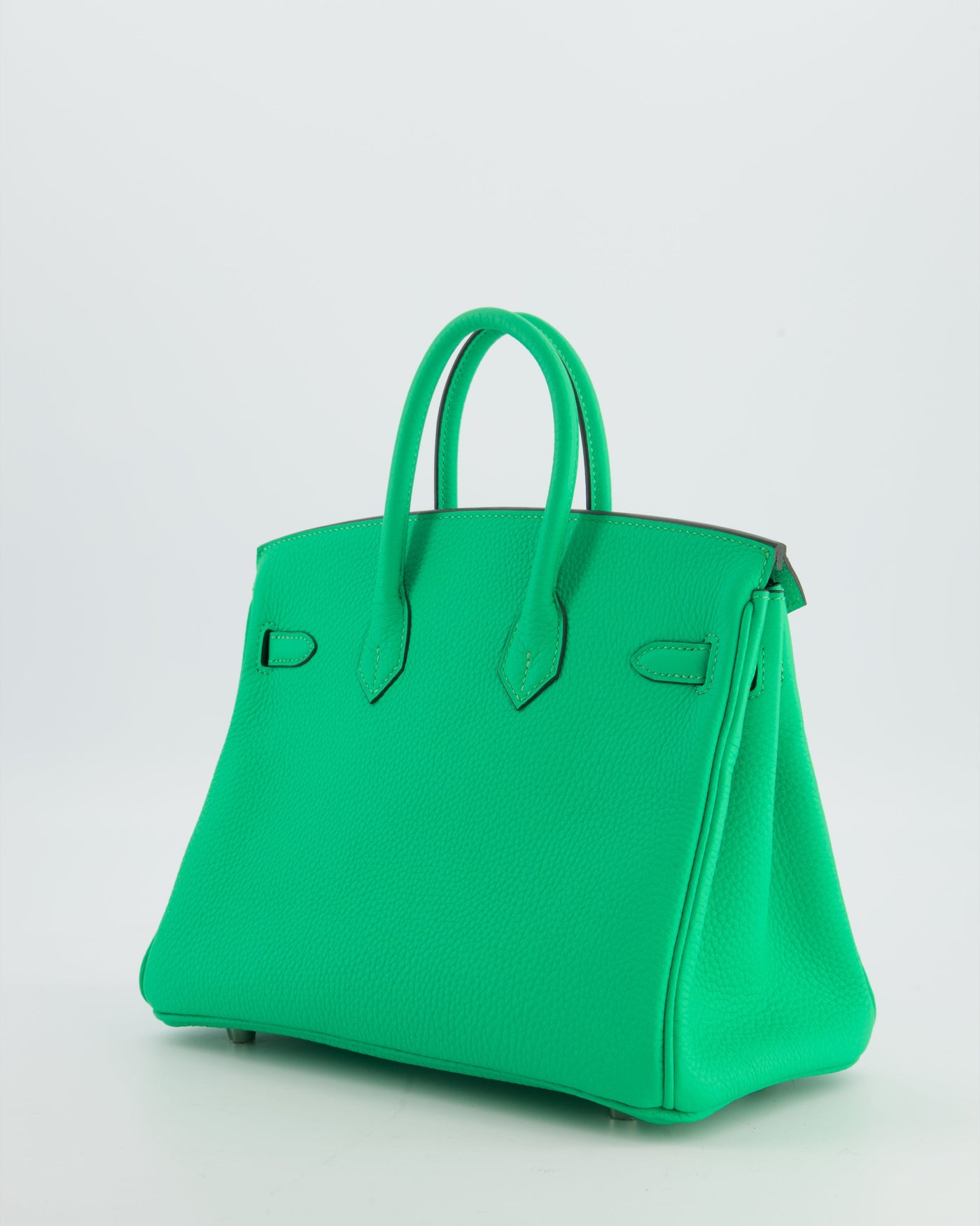 Hermes Birkin 25 Retourne Bag in Vert Comics Togo Leather with Palladium Hardware - Product Image 7
