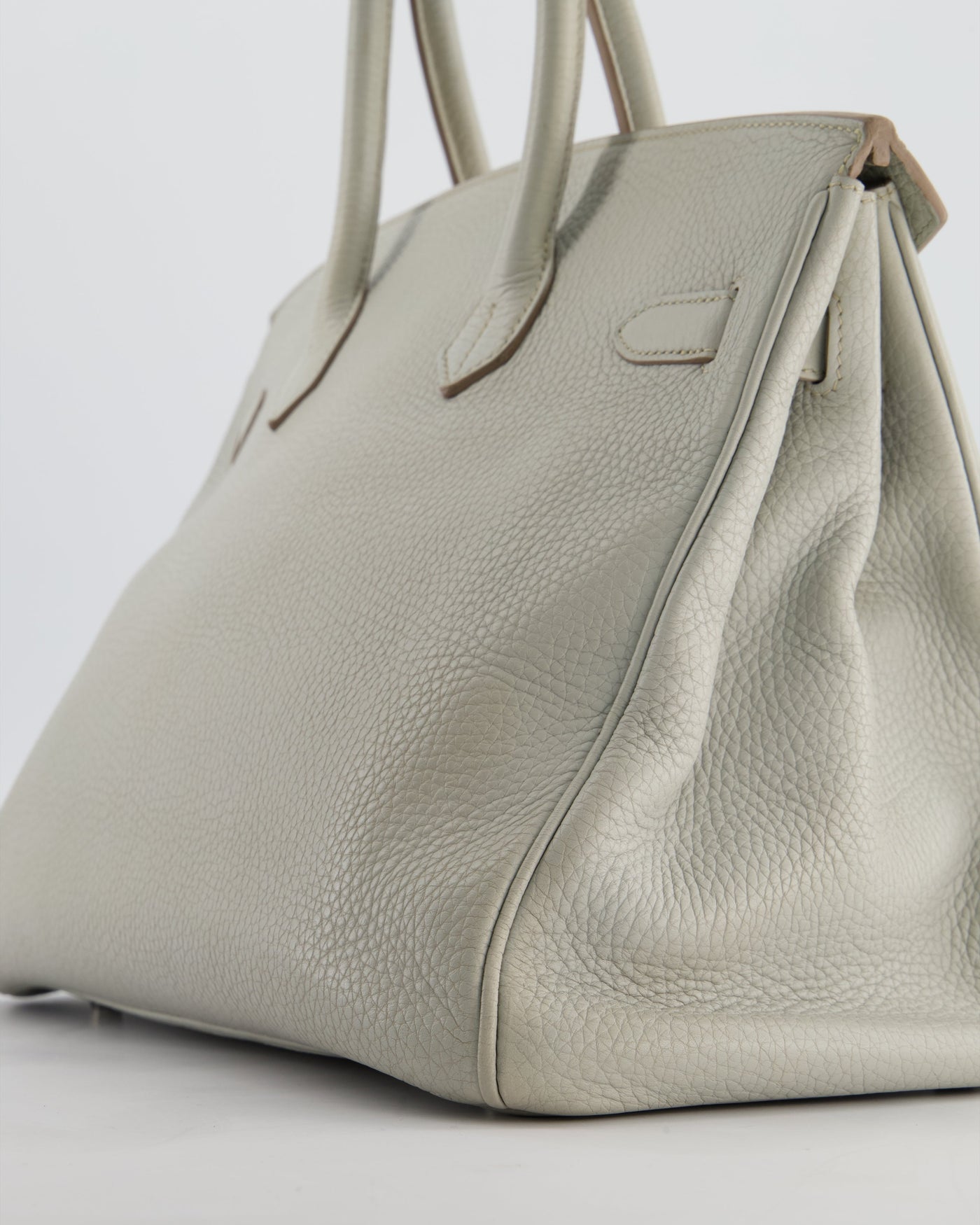 Hermes Birkin 35 Retourne Bag in Gris Perle Togo Leather with Palladium Hardware - Product Image 13