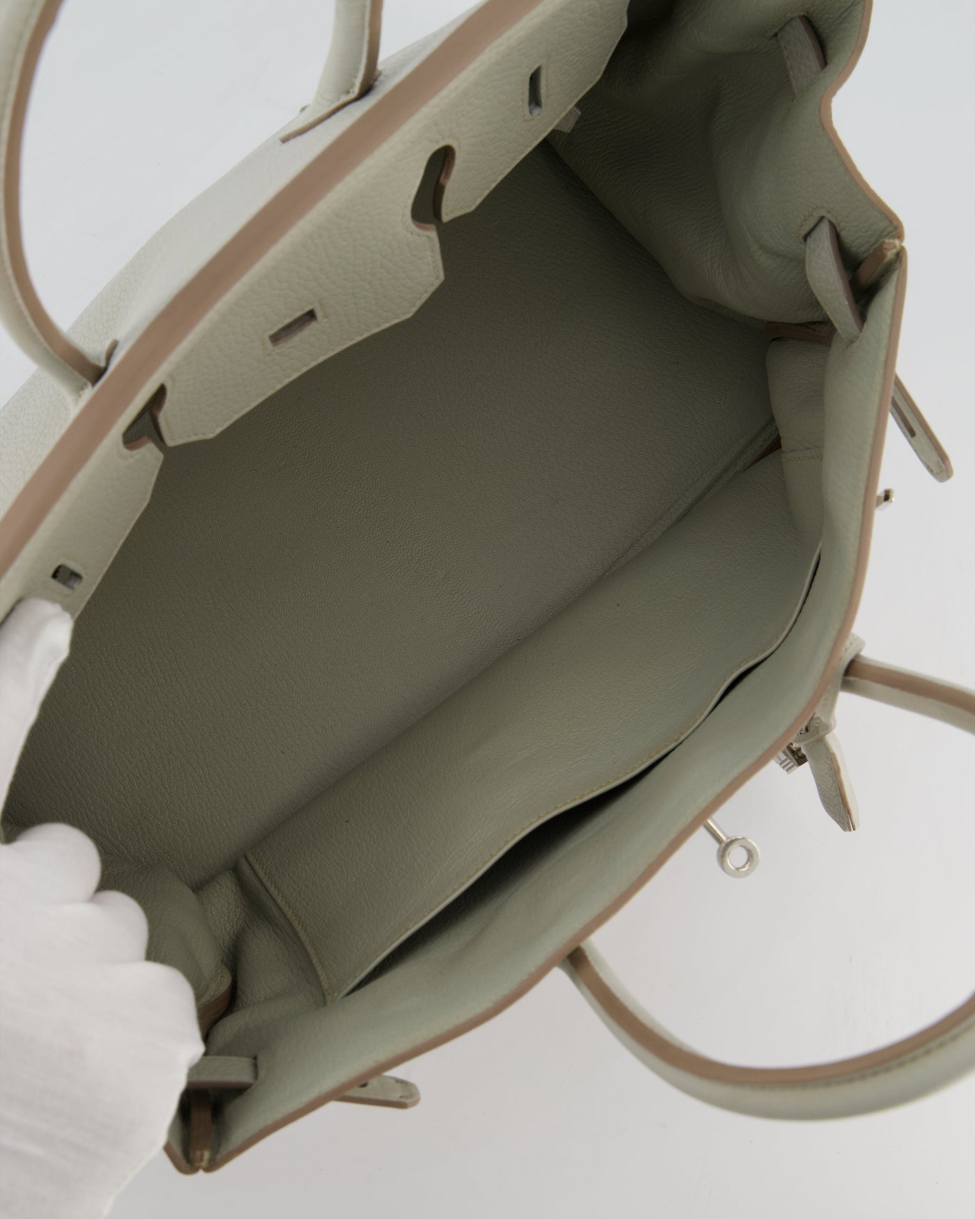 Hermes Birkin 35 Retourne Bag in Gris Perle Togo Leather with Palladium Hardware - Product Image 20