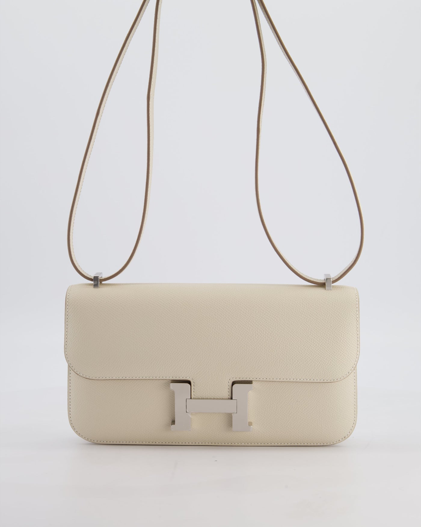 *NEW RELEASE* Hermes Constance 1-Elan Miroir Bag in Craie Epsom Leather with Palladium Hardware - Product Image 3