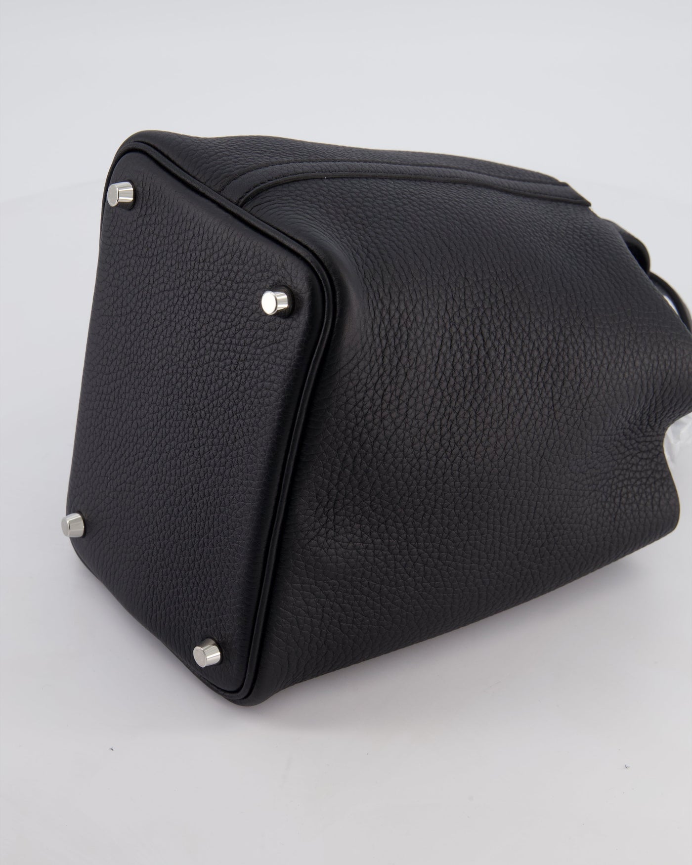 Hermes Picotin Lock 18 Bag in Noir Clemence Leather with Palladium Hardware - Product Image 18