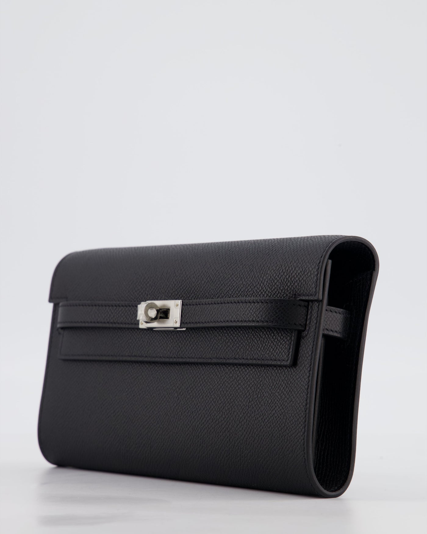 Hermes Kelly To Go Bag in Noir Epsom Leather with Palladium Hardware - Product Image 13