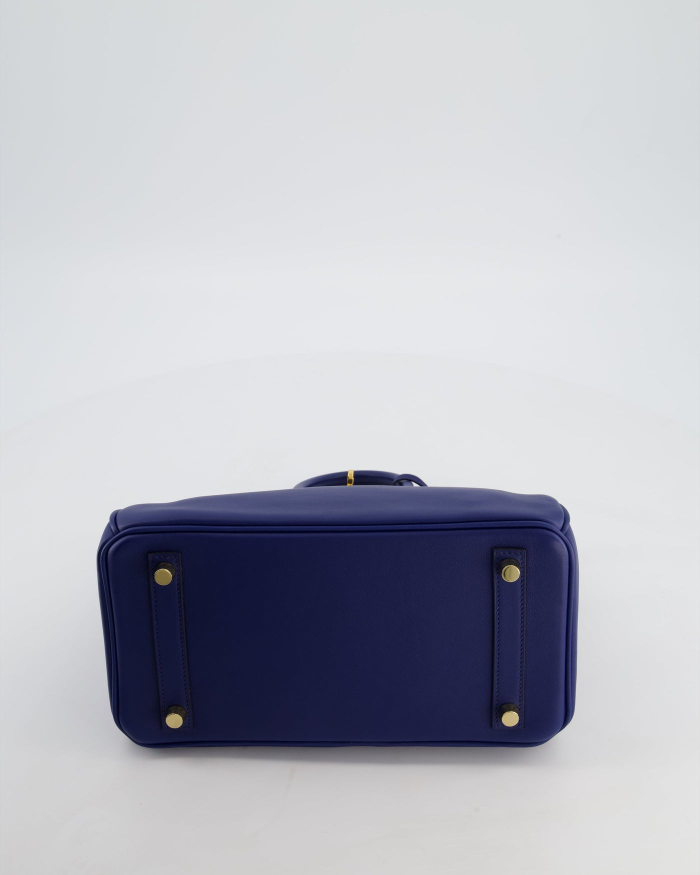 Hermes Birkin 25 Retourne Bag in Bleu Saphir Swift Leather with Gold Hardware - Product Image 19