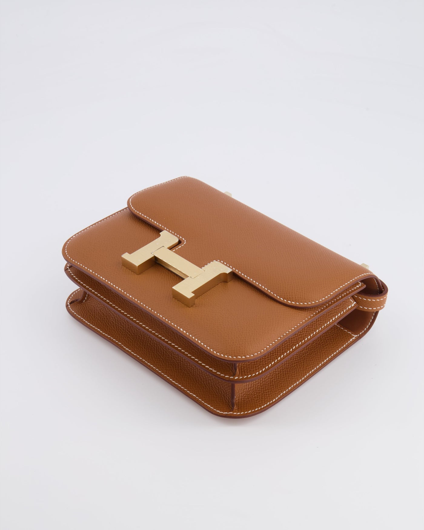*RARE* Hermes Constance III 18 Miroir Bag in Gold Epsom Leather with Brushed Permabrass Hardware - Product Image 19