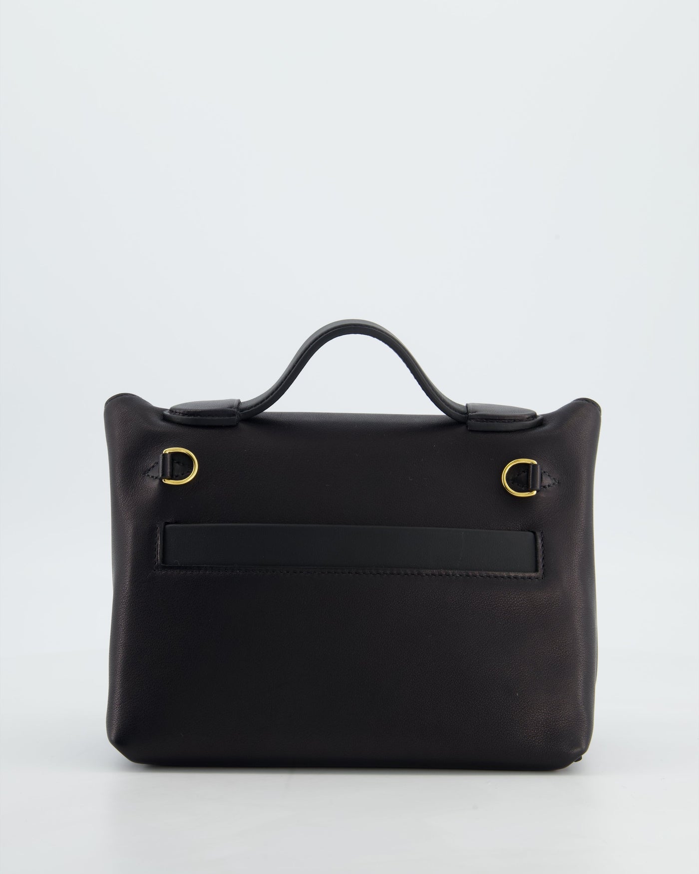 *RARE* Hermes 24/24 21 Bag in Noir Volupto and Noir Swift Leather with Gold Hardware - Product Image 8
