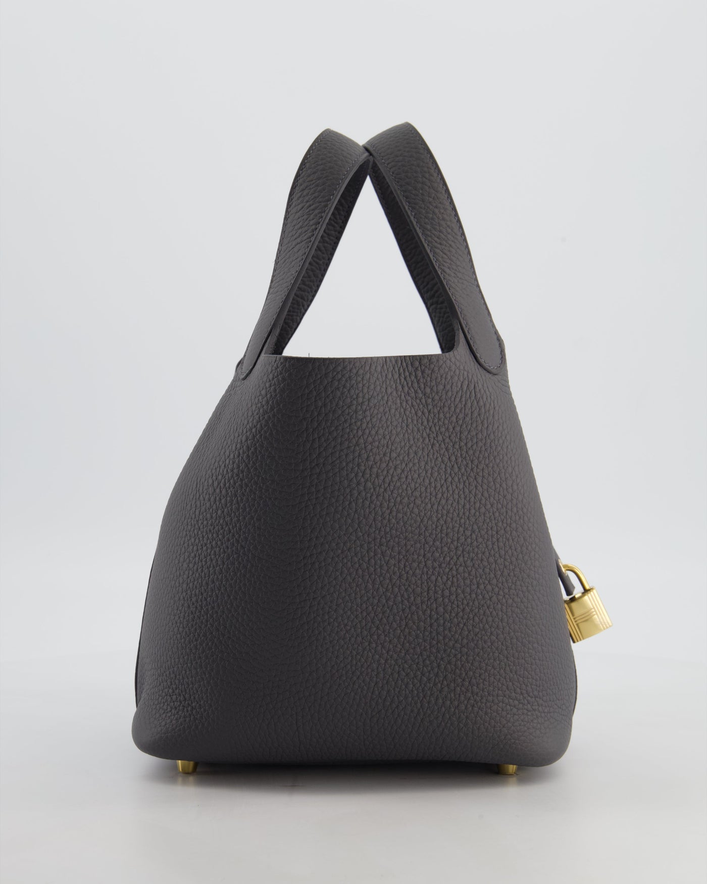 Hermes Picotin Lock 18 Bag in Ardoise Clemence Leather with Permabrass Hardware - Product Image 3