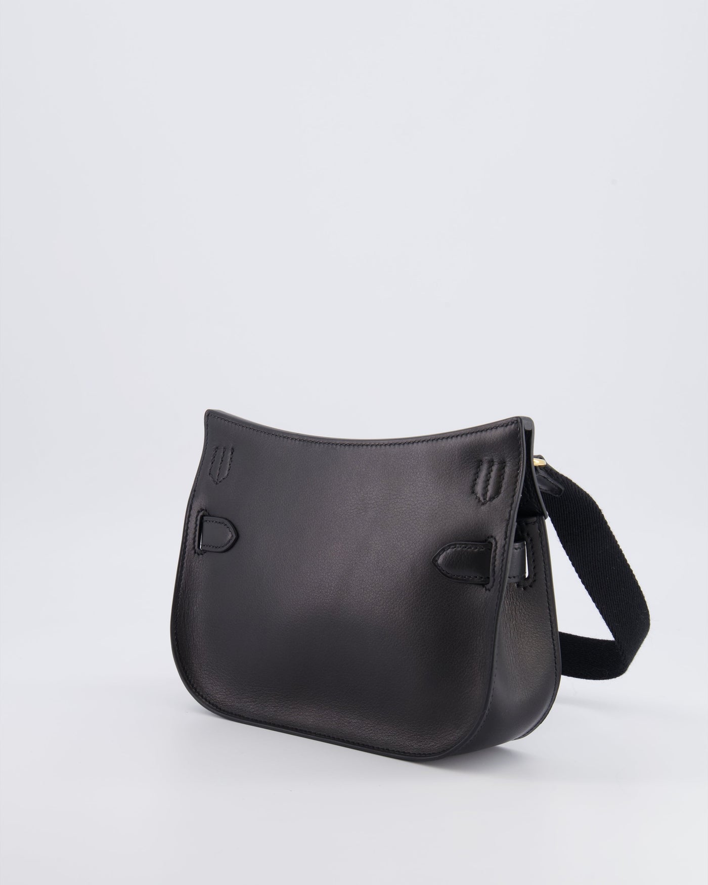 *RARE* Hermes Mini Jypsiere Crossbody Bag in Black Evergrain Leather with Gold Hardware - Product Image 5