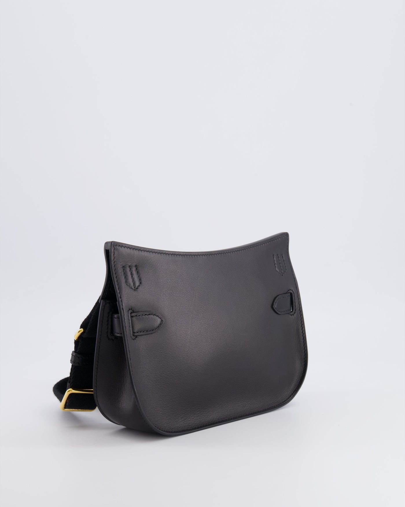 *RARE* Hermes Mini Jypsiere Crossbody Bag in Black Evergrain Leather with Gold Hardware - Product Image 7