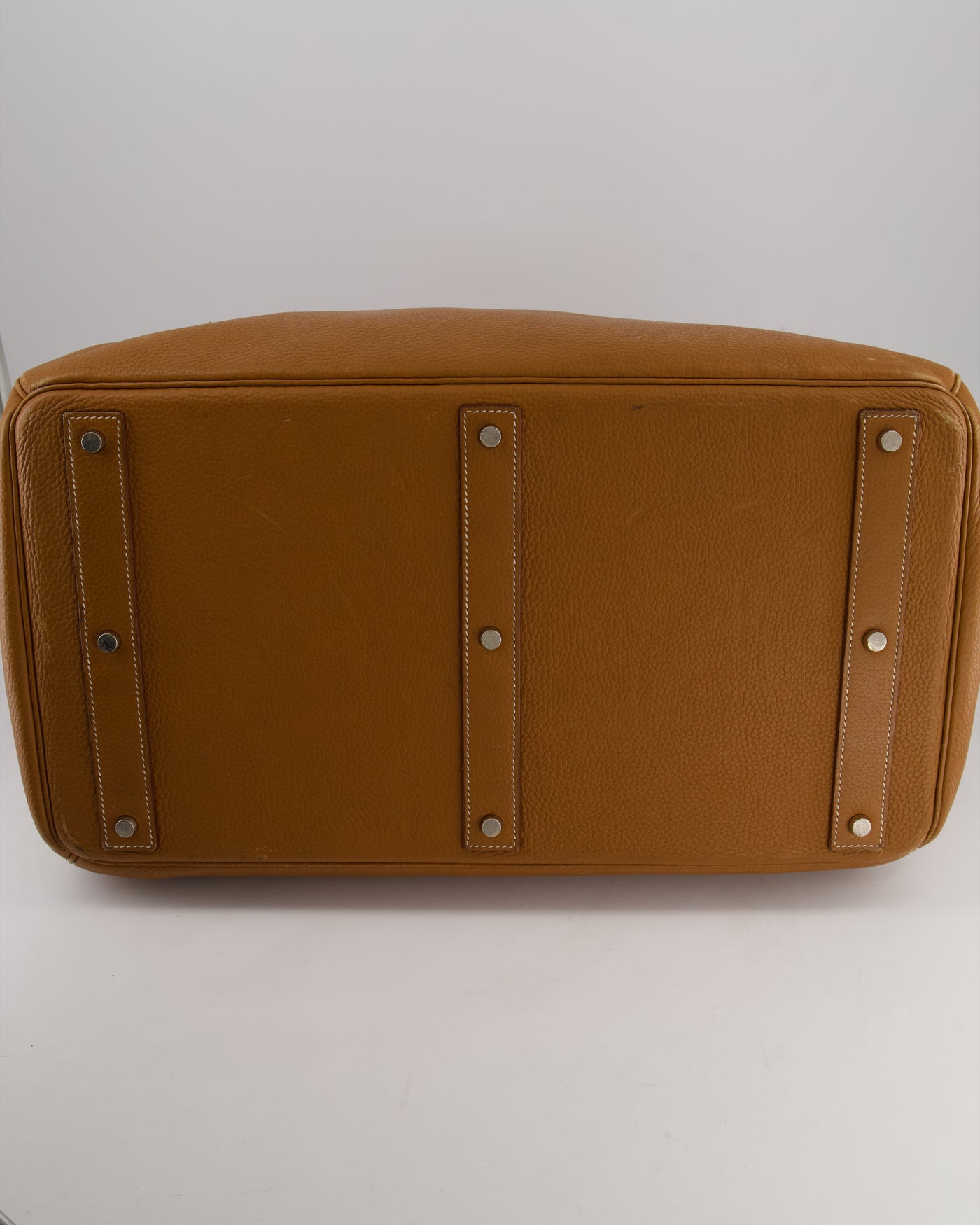 Hermes Haut à Courroies HAC 40 Bag in Gold Togo Leather with Palladium Hardware - Product Image 16