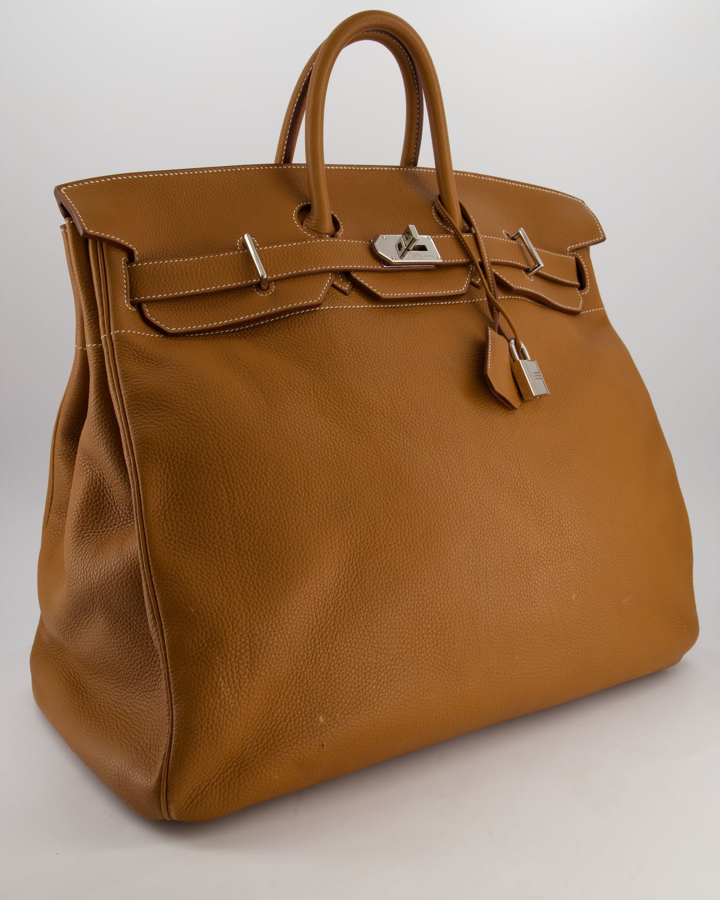 Hermes Haut à Courroies HAC 40 Bag in Gold Togo Leather with Palladium Hardware - Product Image 2