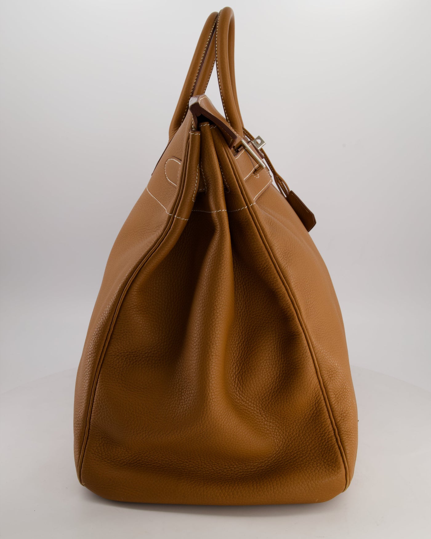 Hermes Haut à Courroies HAC 40 Bag in Gold Togo Leather with Palladium Hardware - Product Image 3