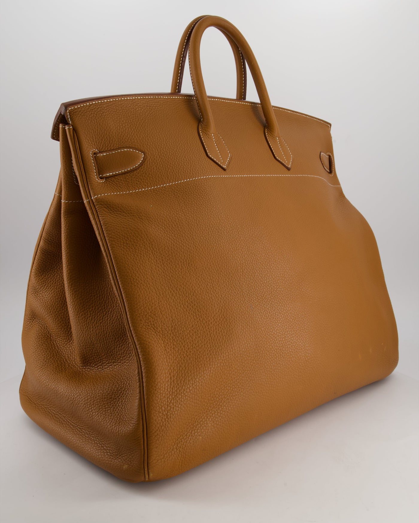 Hermes Haut à Courroies HAC 40 Bag in Gold Togo Leather with Palladium Hardware - Product Image 6