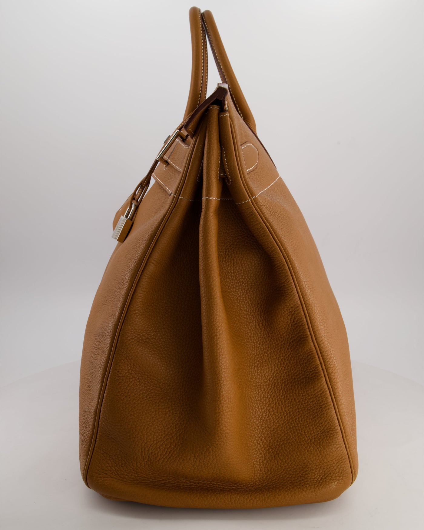 Hermes Haut à Courroies HAC 40 Bag in Gold Togo Leather with Palladium Hardware - Product Image 7