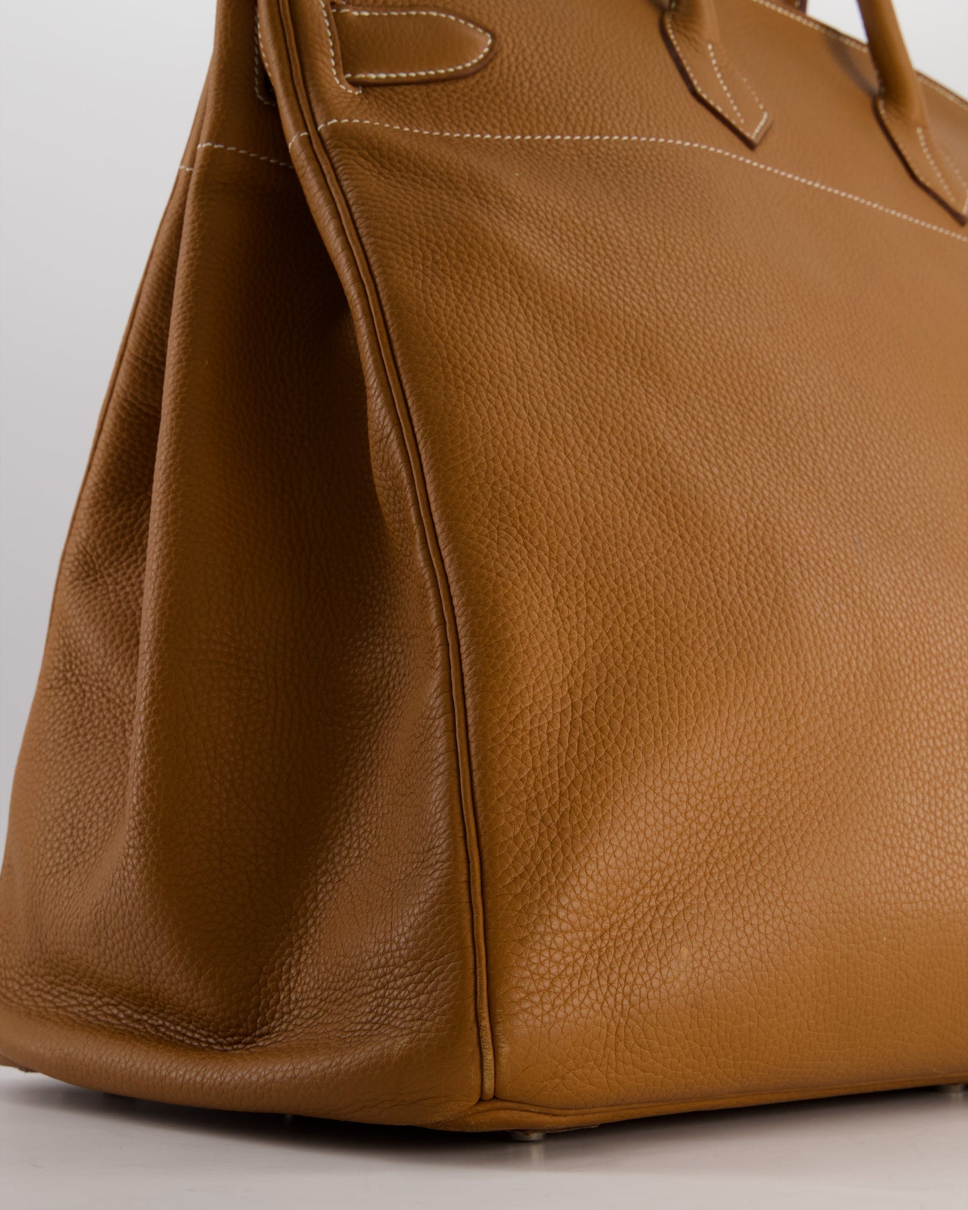 Hermes Haut à Courroies HAC 40 Bag in Gold Togo Leather with Palladium Hardware - Product Image 10