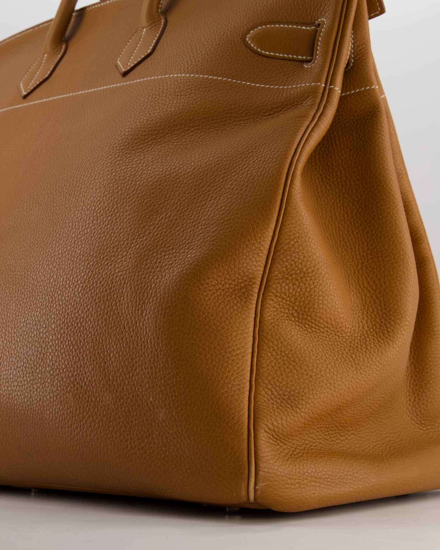 Hermes Haut à Courroies HAC 40 Bag in Gold Togo Leather with Palladium Hardware - Product Image 11
