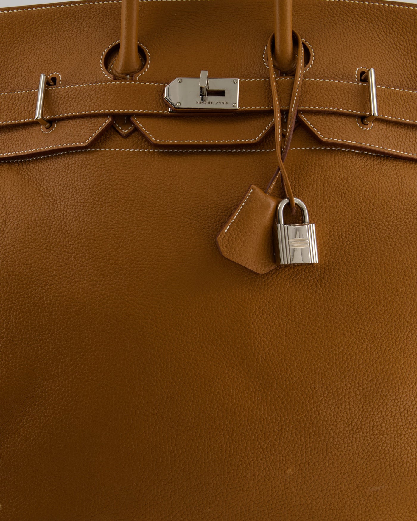 Hermes Haut à Courroies HAC 40 Bag in Gold Togo Leather with Palladium Hardware - Product Image 13