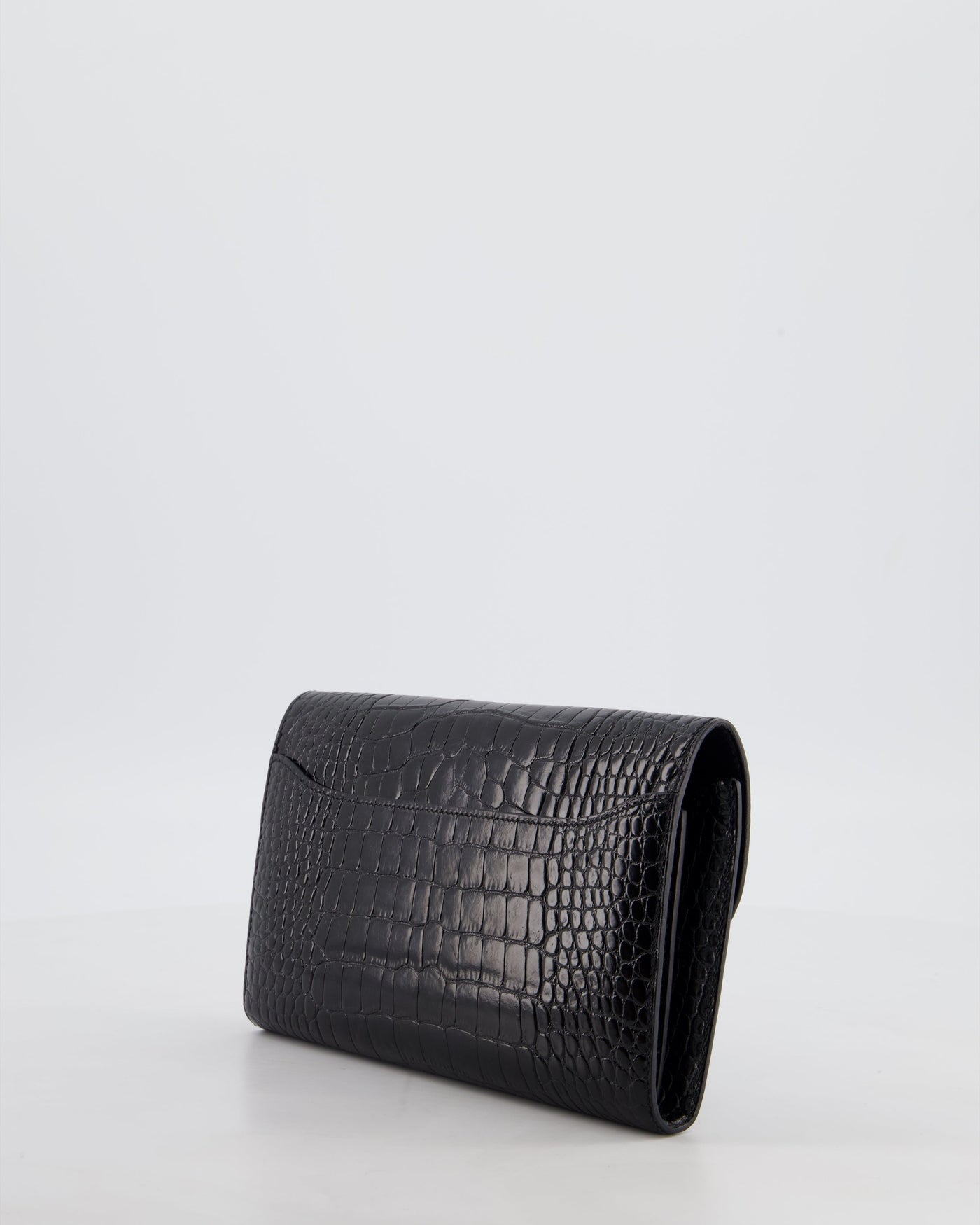 Hermes Constance Wallet in Noir Alligator with Palladium Hardware - Product Image 4