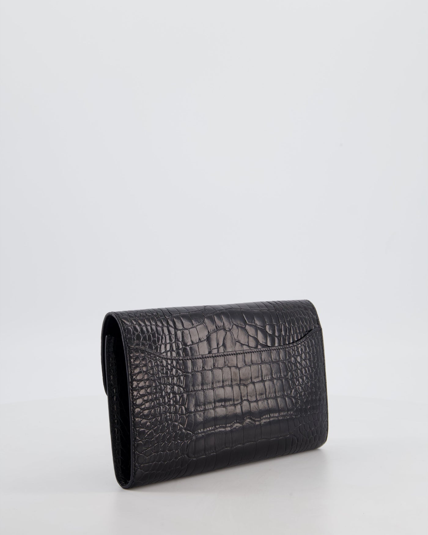 Hermes Constance Wallet in Noir Alligator with Palladium Hardware - Product Image 6