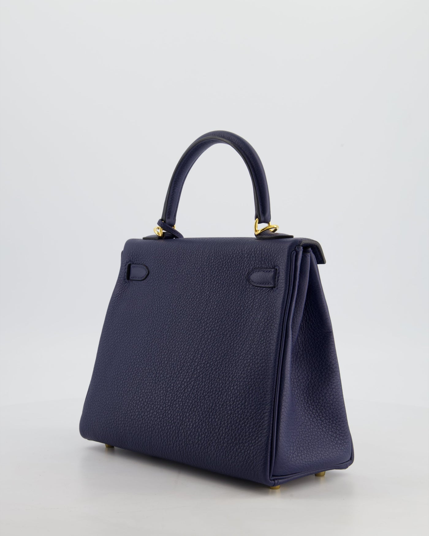 Hermes Kelly 25 Retourne Bag in Bleu Navy Togo Leather Bleu with Gold Hardware - Product Image 6